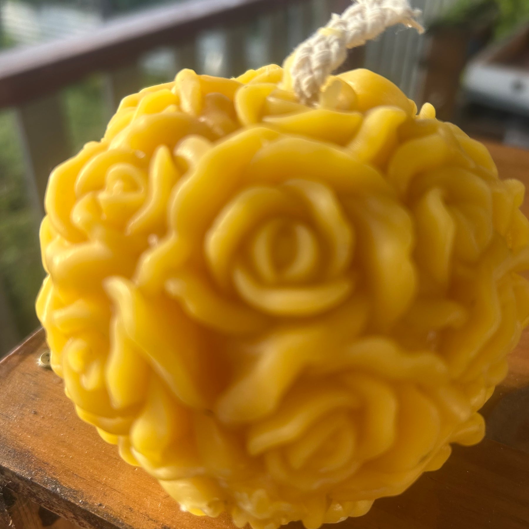 Floral Beeswax candles natural scent