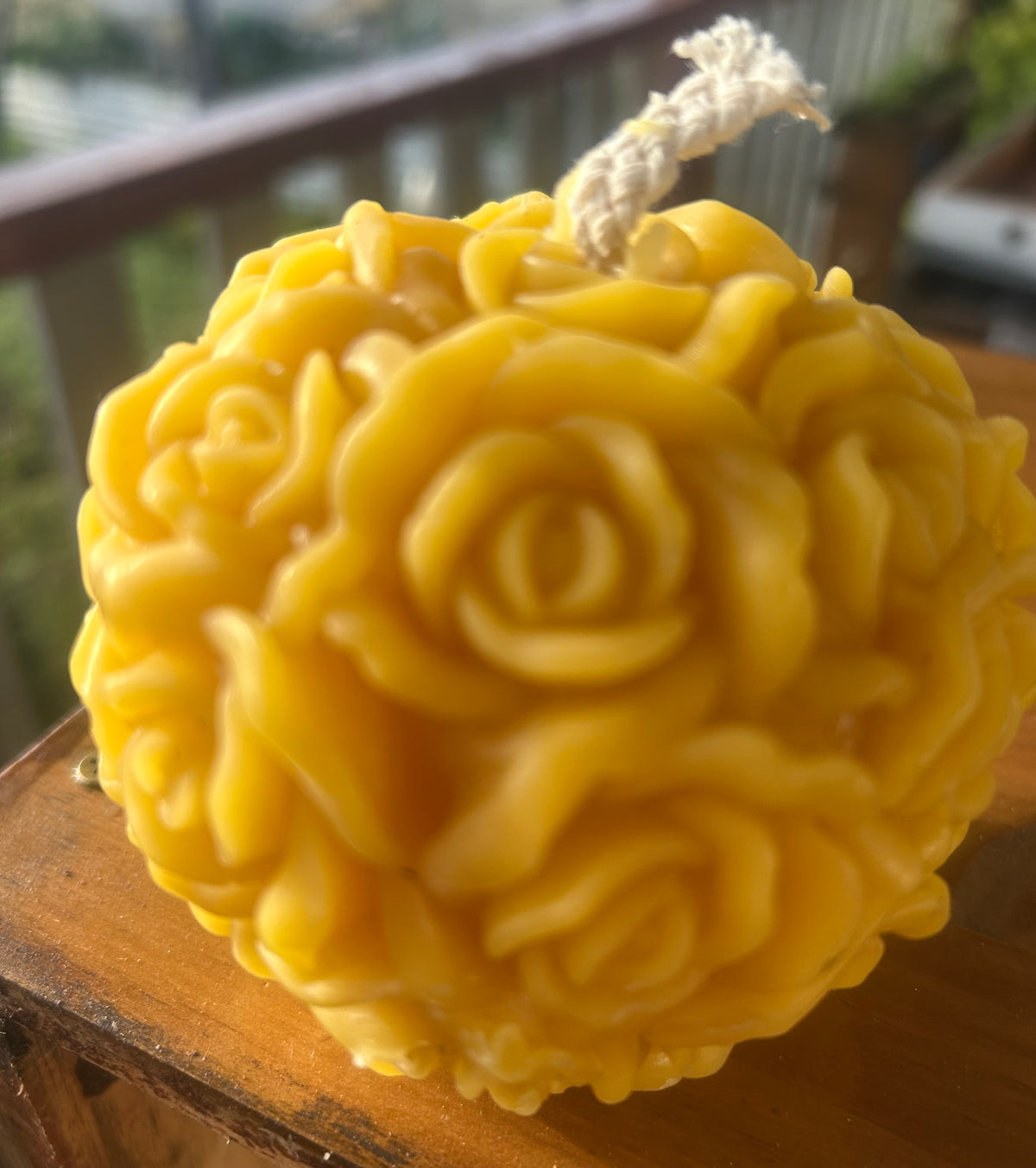 Floral Beeswax candles natural scent