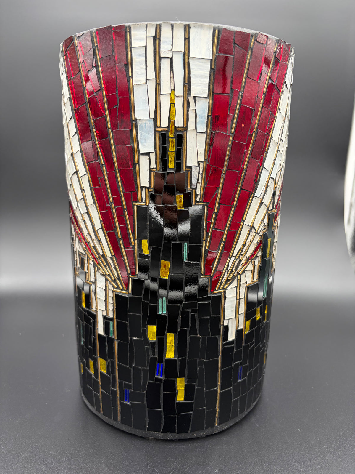 Myrtle – Handmade Art Deco Mosaic Votive