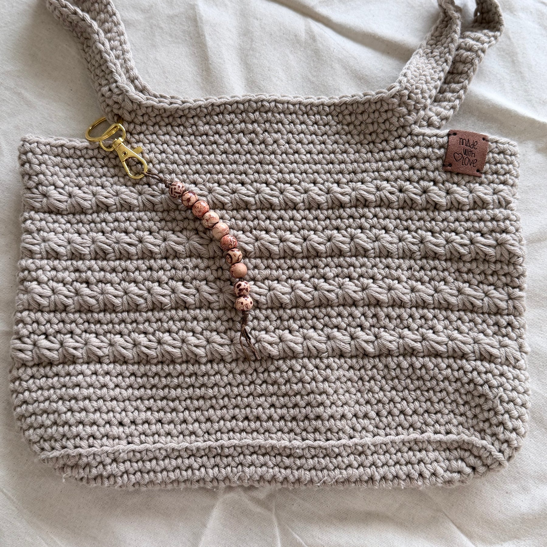 #111 Star Handbag with Beaded keychain