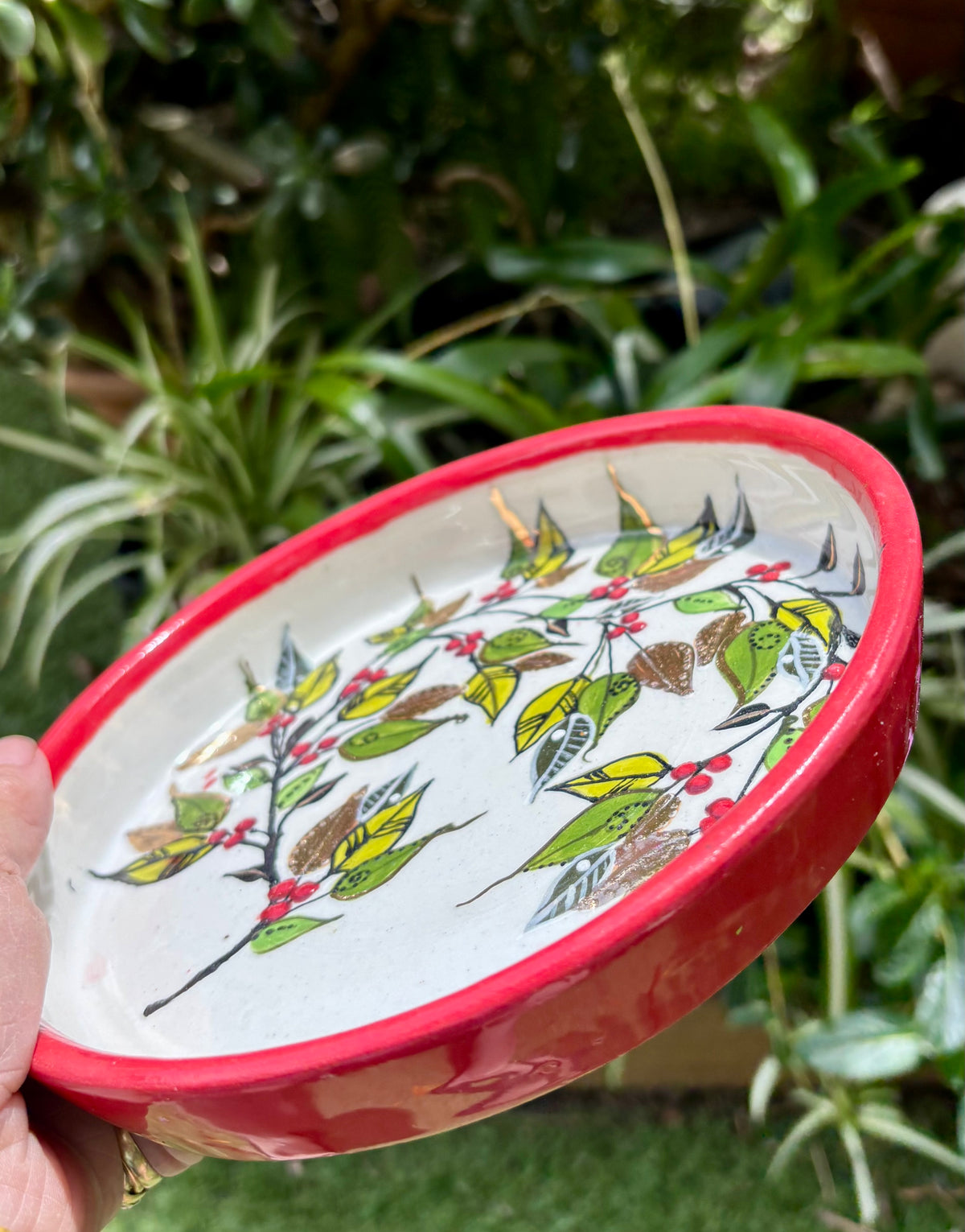 Christmas festive plates