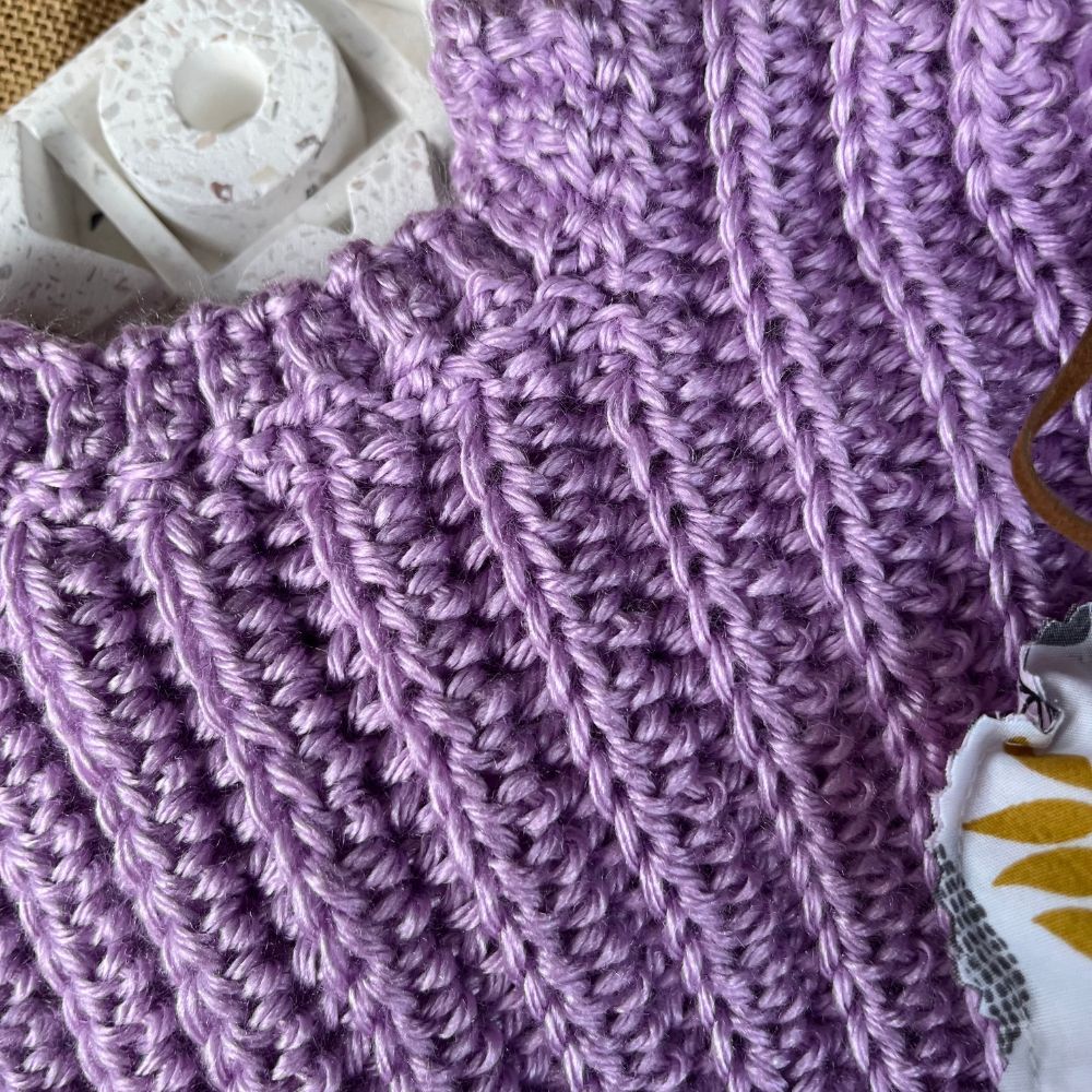Handmade crochet baby jumper | super soft | purple | 3month
