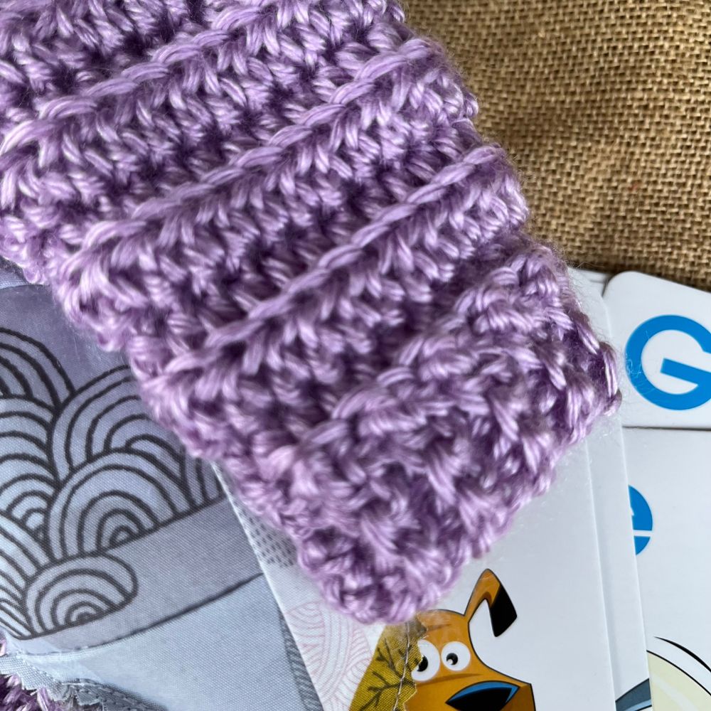 Handmade crochet baby jumper | super soft | purple | 3month