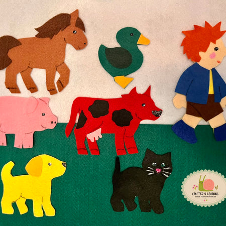 'I Went Walking' Felt Board Set - Updated Version