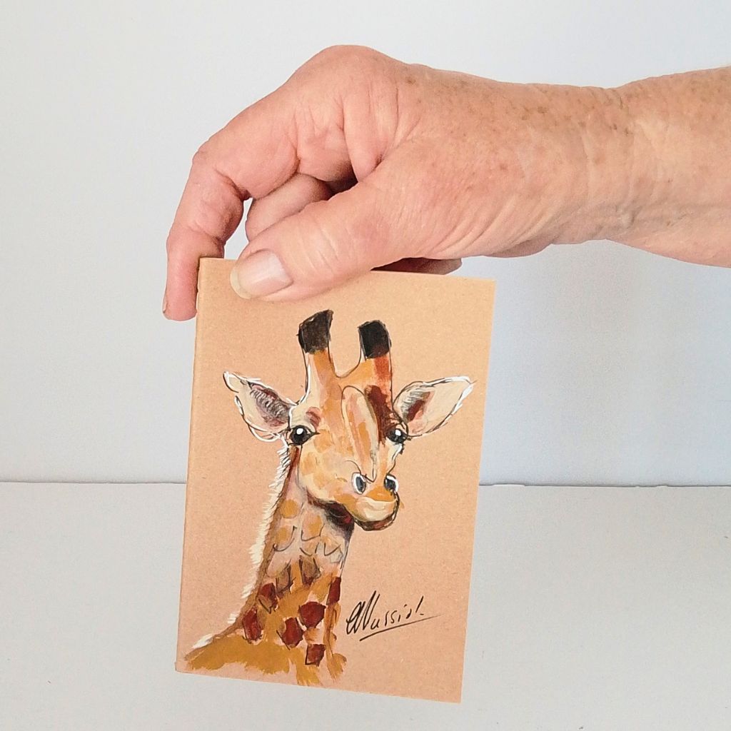 Safari Animal Handpainted Pocket Notebooks