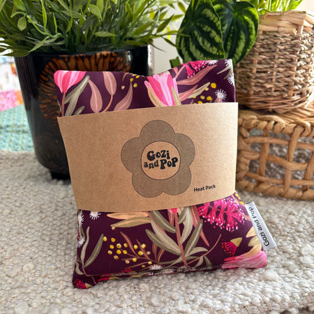 Wheatbag Heat Pack 'Bottle Brush & Banksia’