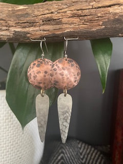 Copper Circle Dangles