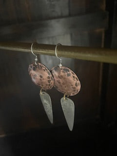 Copper Circle Dangles