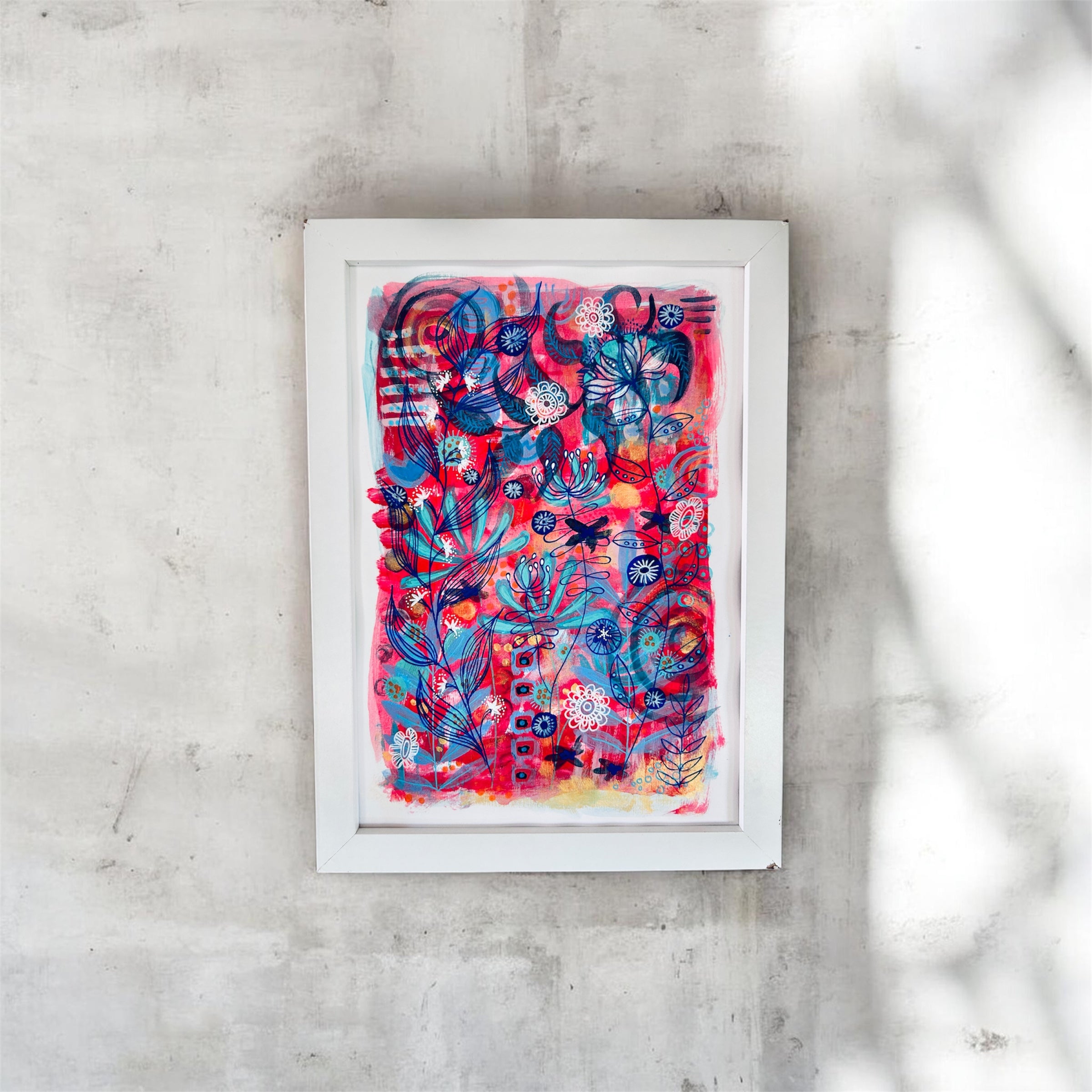 Original Hand-Painted Art: The Heat.  The Hush.