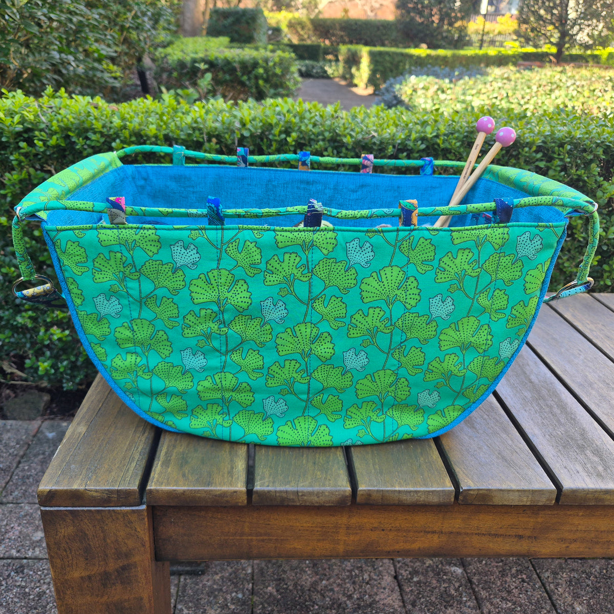 Large Knitting Project Bag – Convertible Tote