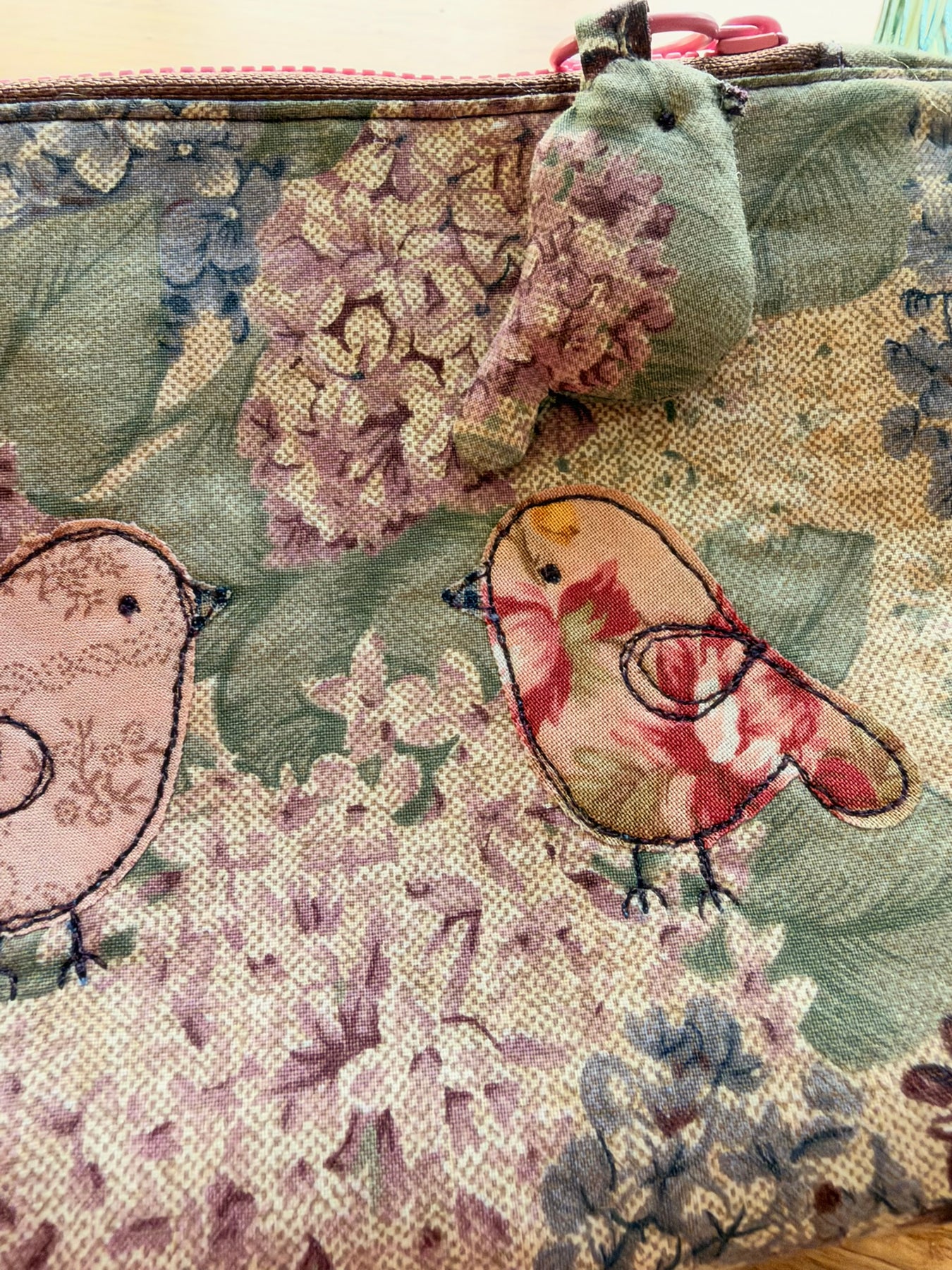 Handmade zip bags