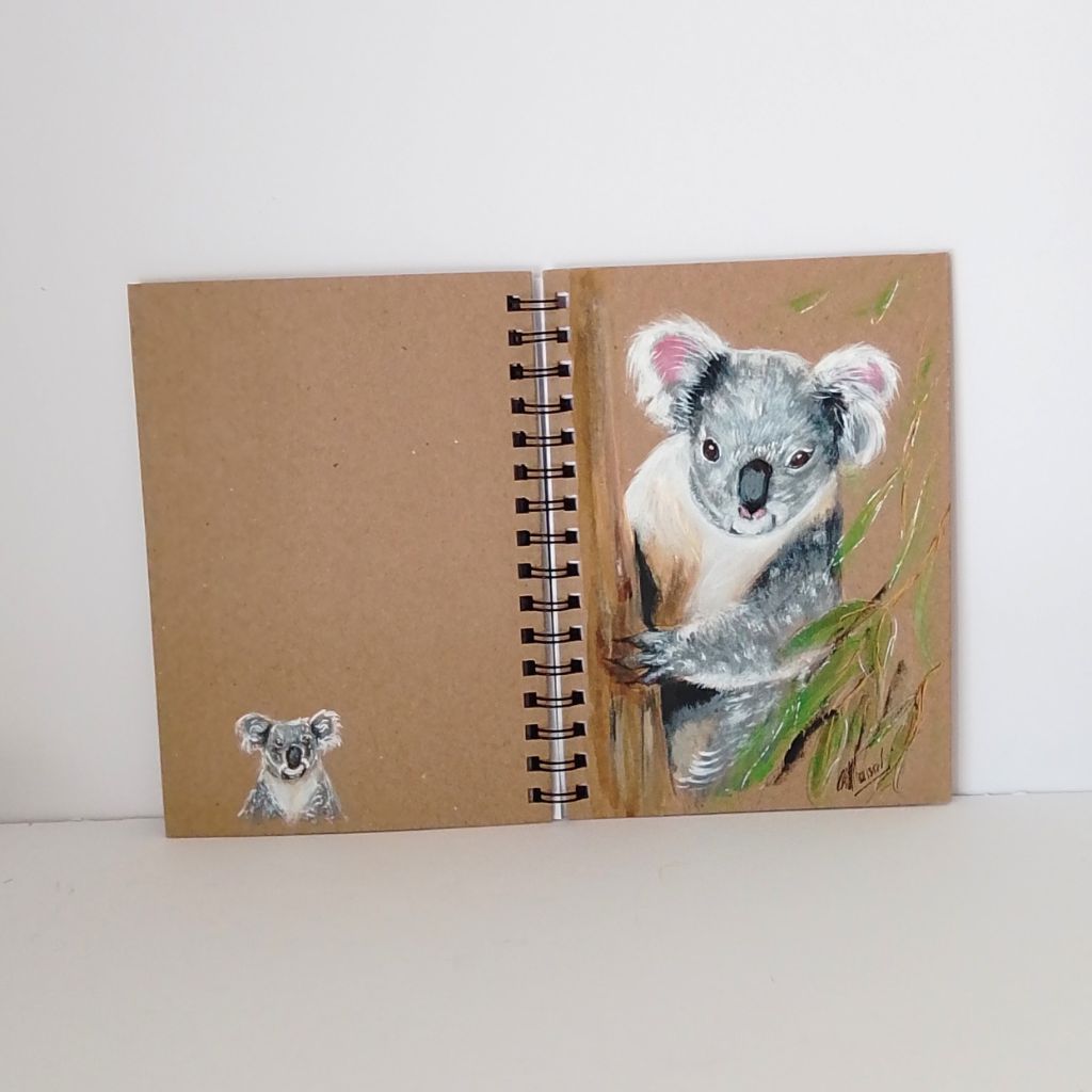 Koala Handpainted Notebook