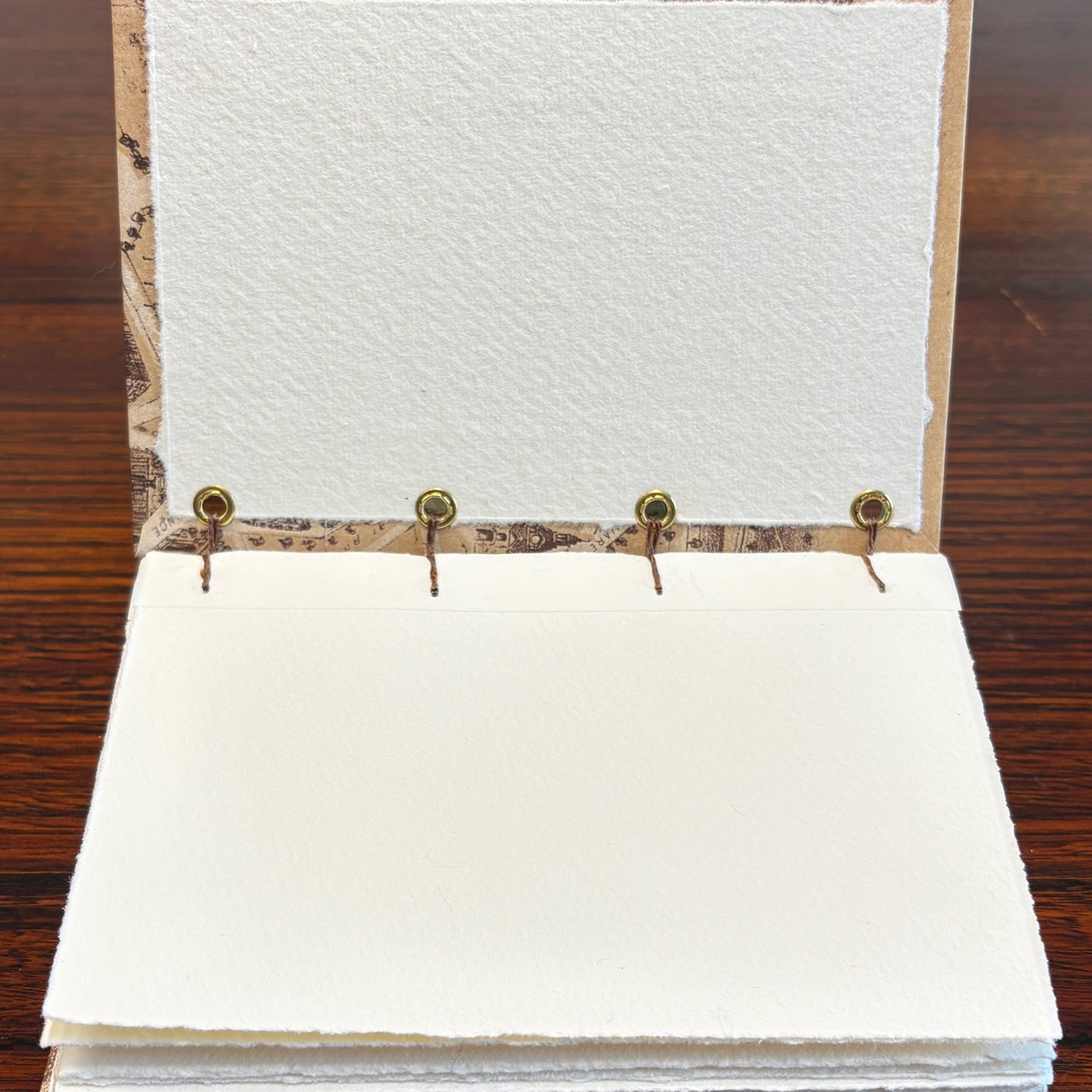 Mini Watercolour Sketchbook, Lay Flat Travel Size with Paris Cover