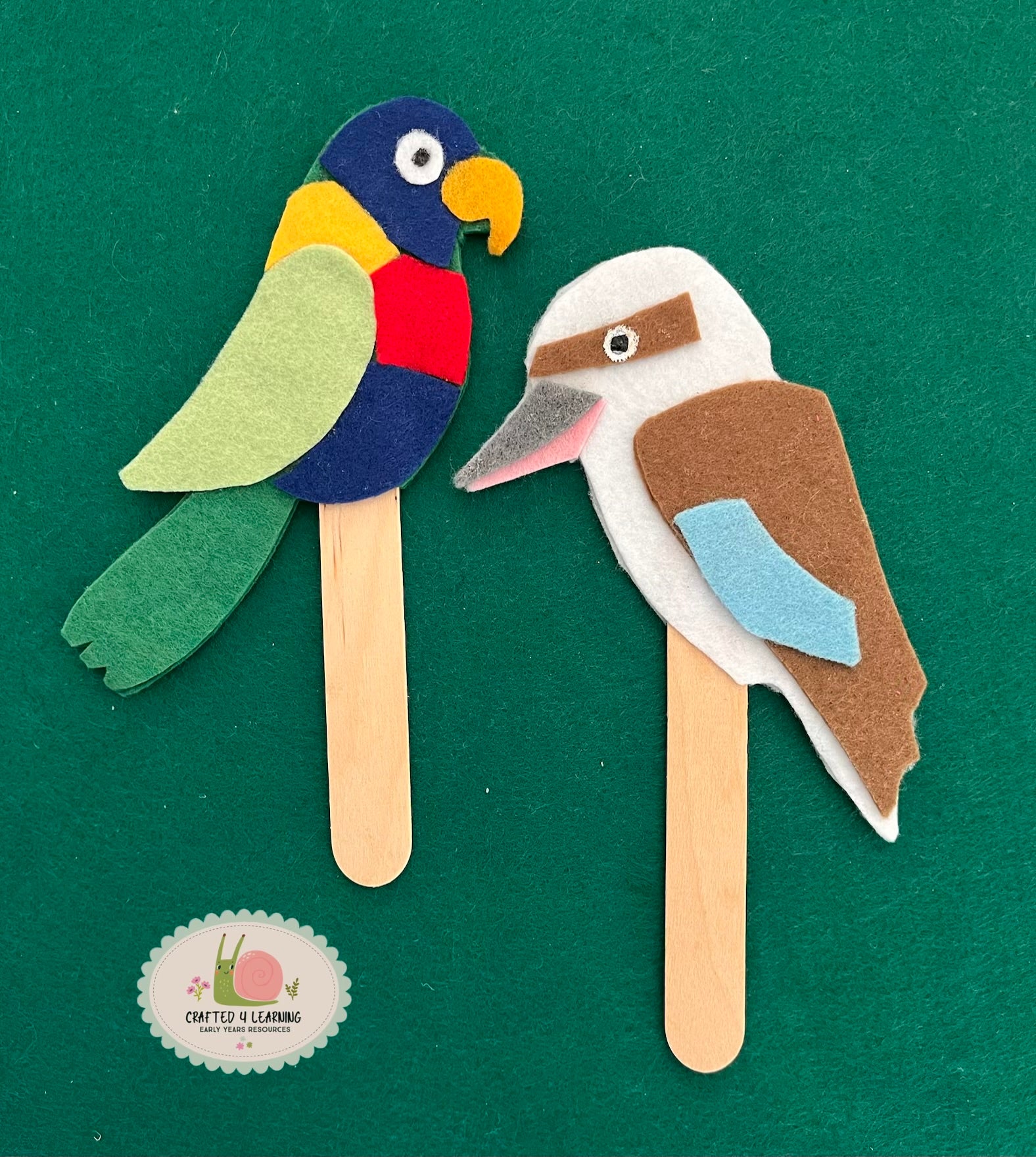 3 in 1 Felt Board Song Set - BINGO, 10 Fat Sausages and Two Birds