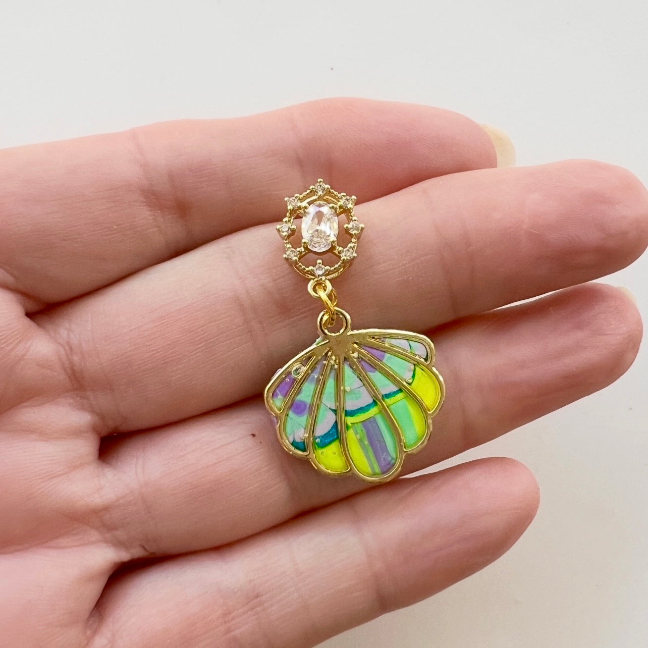 Earrings~Polymer Clay ~ Resin ~ Bezel ~Dangles