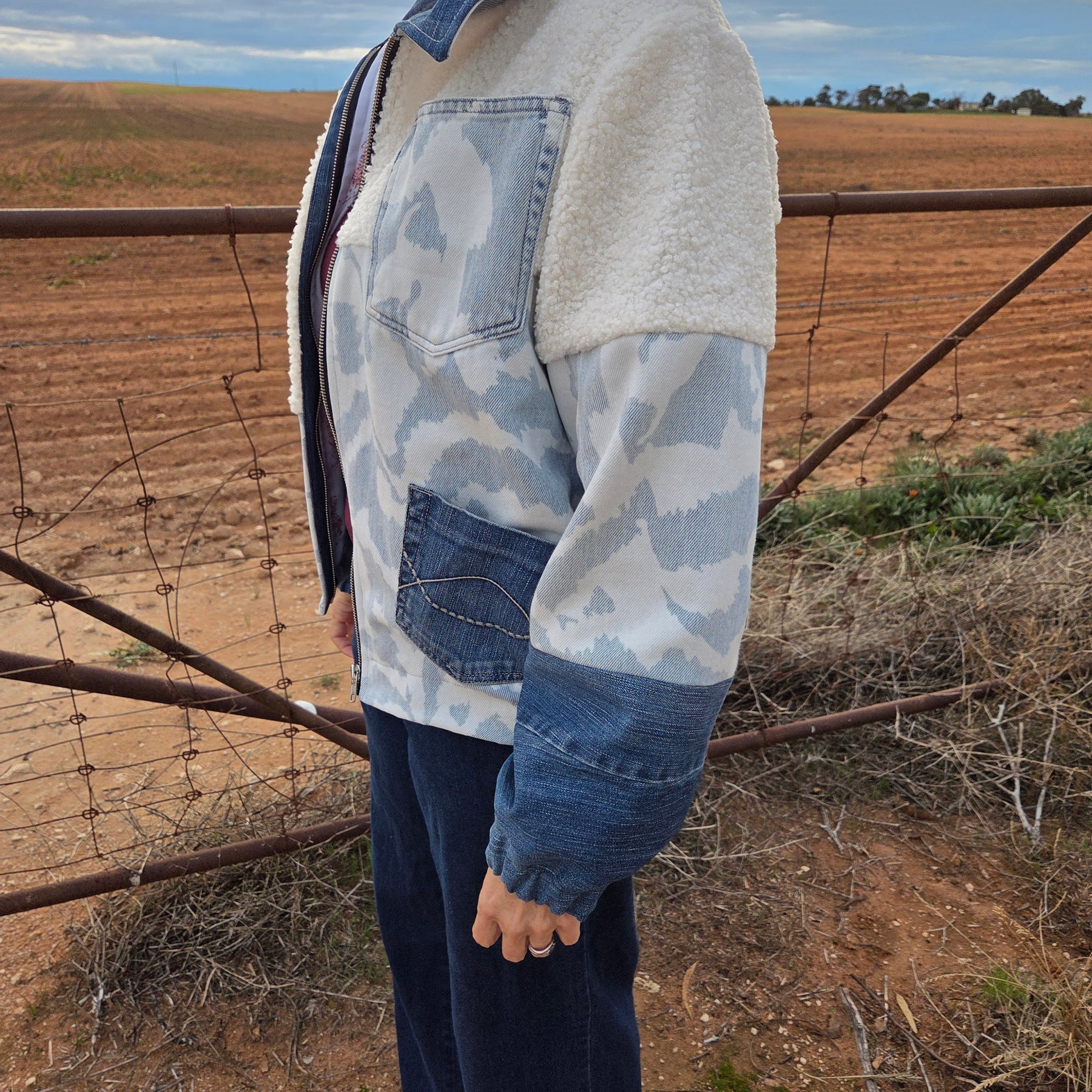 Icy Polar - Denim Bomber jacket - S/M
