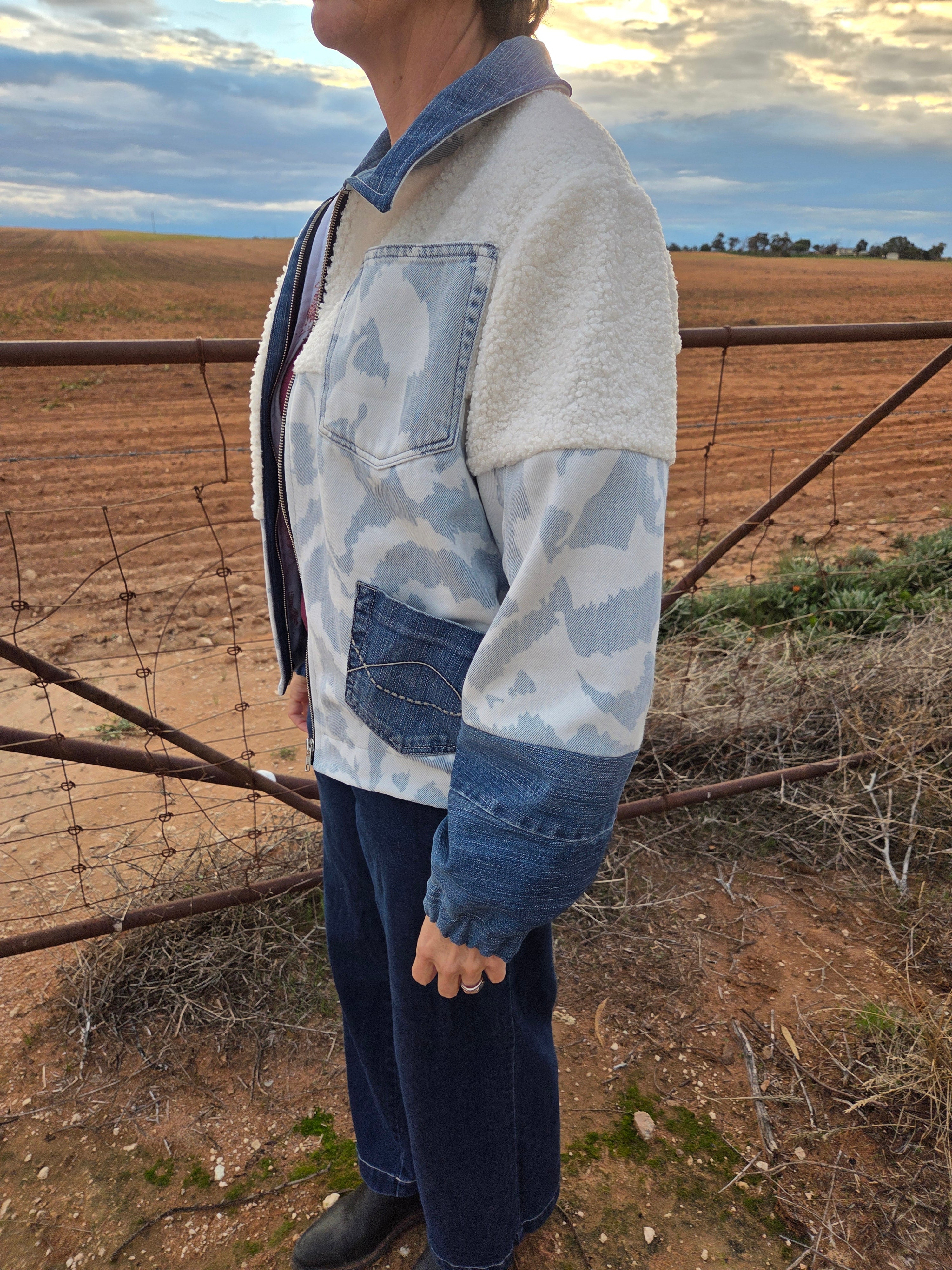 Icy Polar - Denim Bomber jacket - S/M