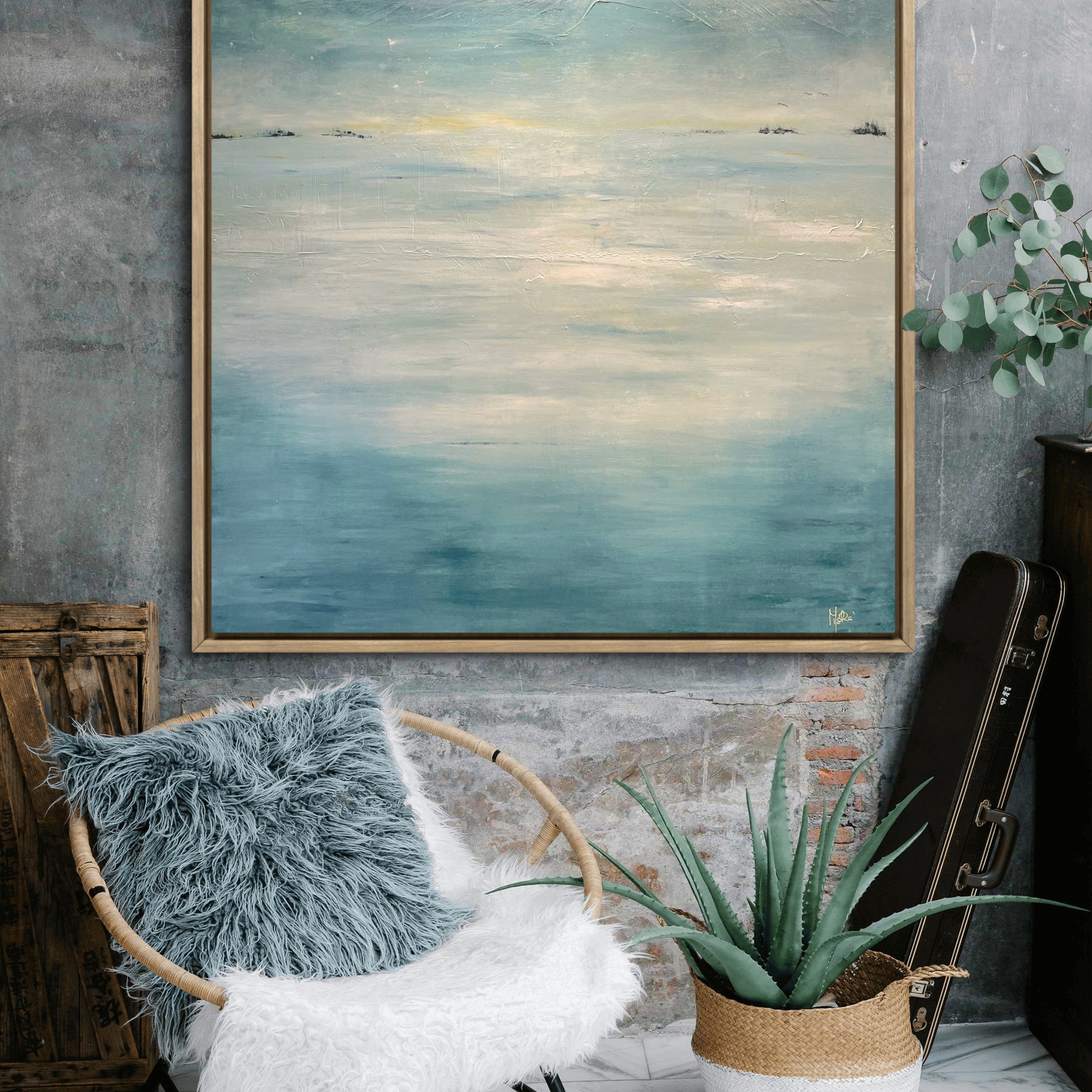 Shades of Calm - XL Acrylic on canvas