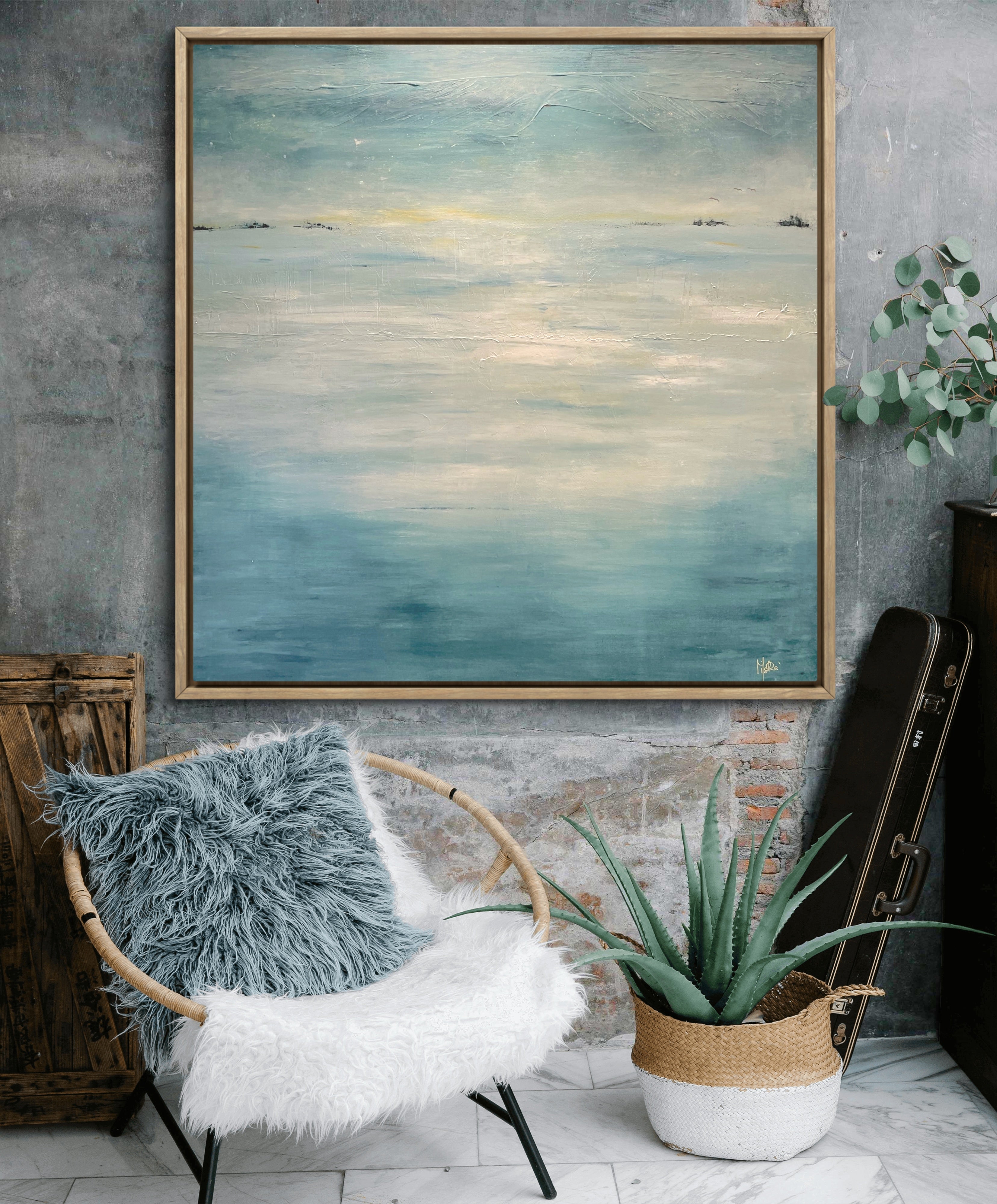 Shades of Calm - XL Acrylic on canvas