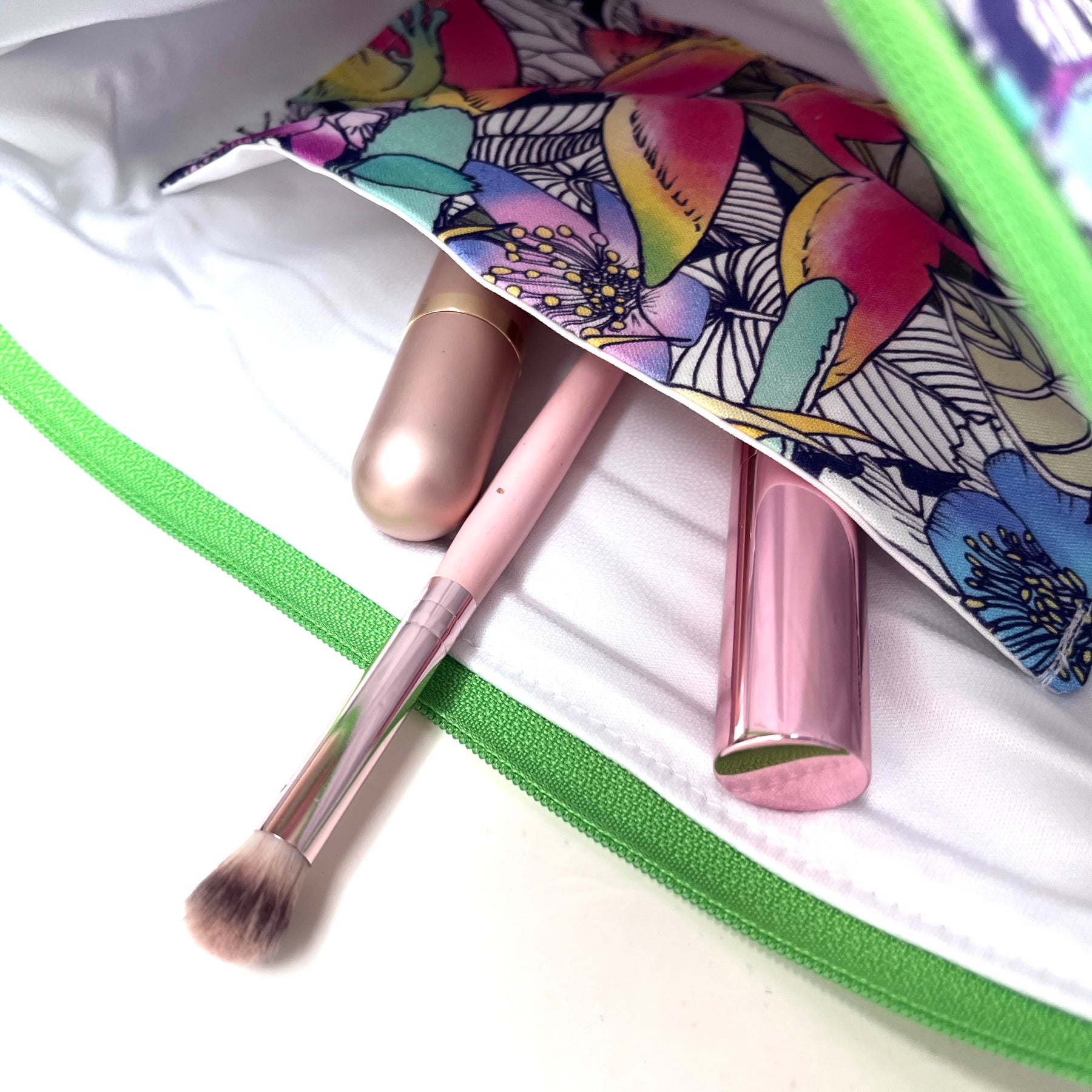 Tropical toiletries bag