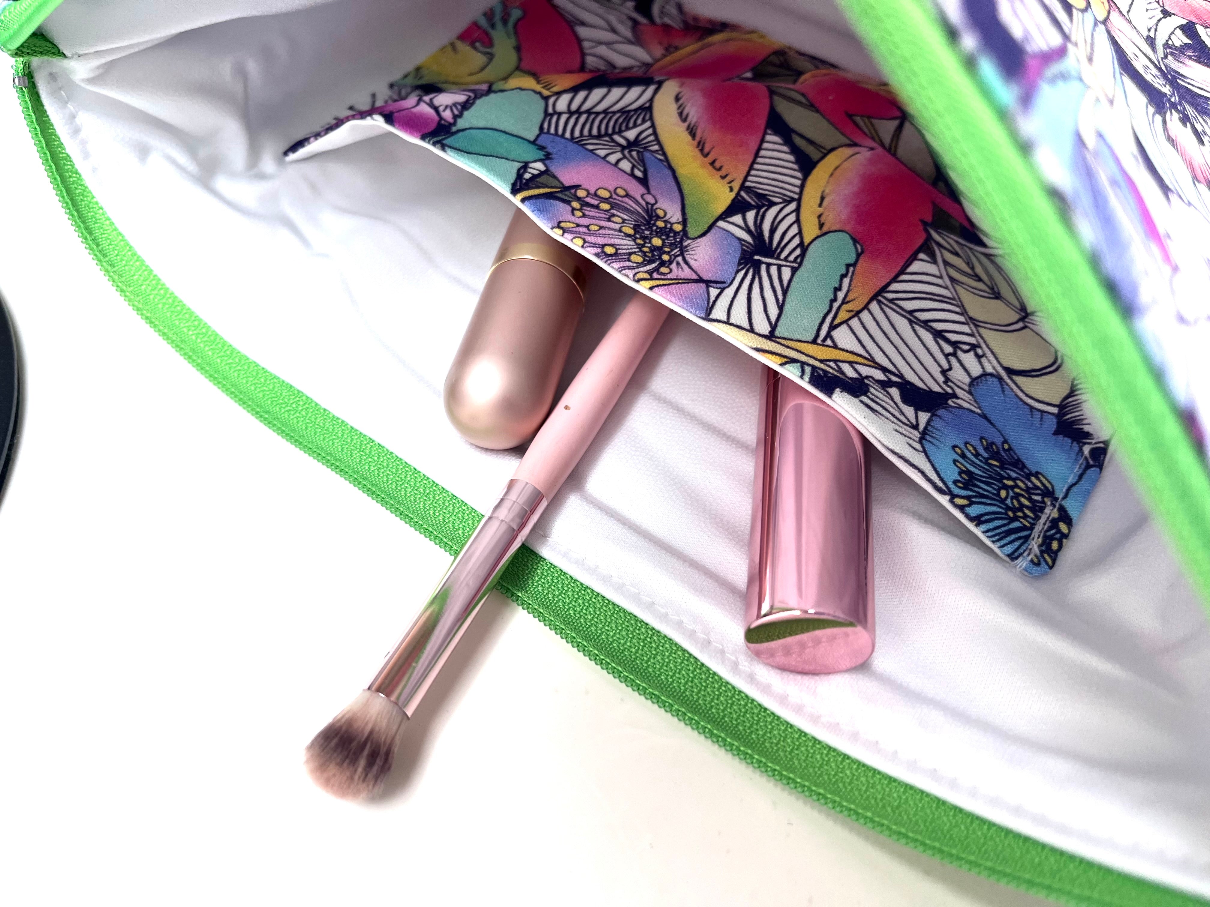 Tropical toiletries bag