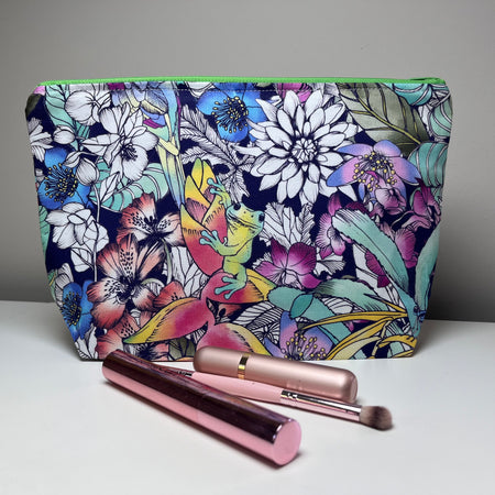 Tropical toiletries bag