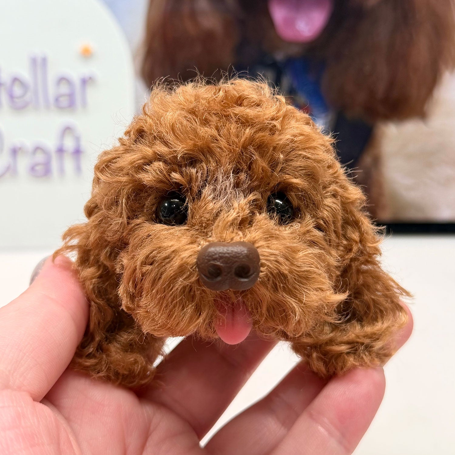 Custom Pet Head Bag Charm from Photo, Handmade Dog/Rabbit/Cat Plush Keychain, Soft & Fluffy Pet Portrait, Personalised Gift for Pet Lovers, Memorial Gift