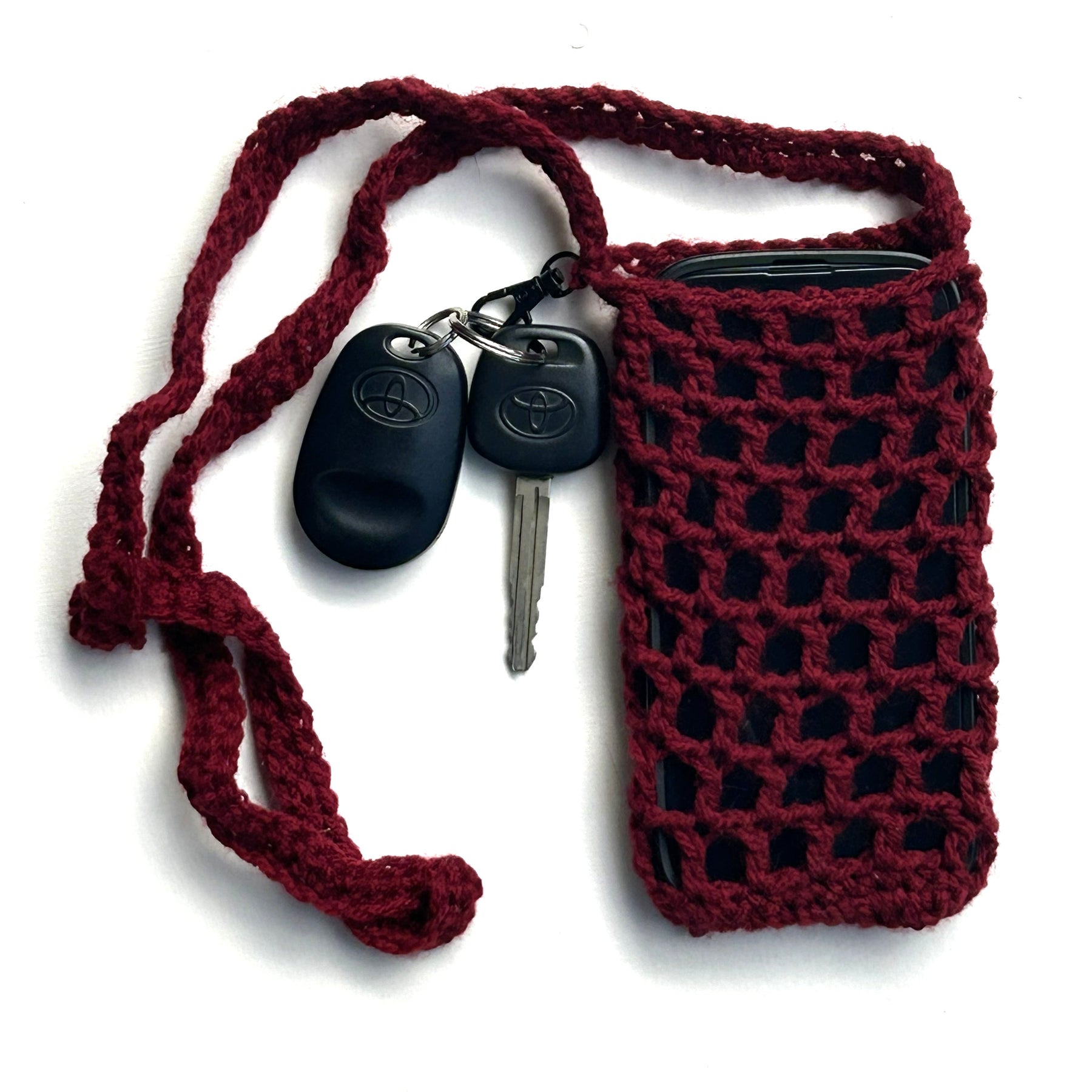 Mobile Phone Holder - Crochet