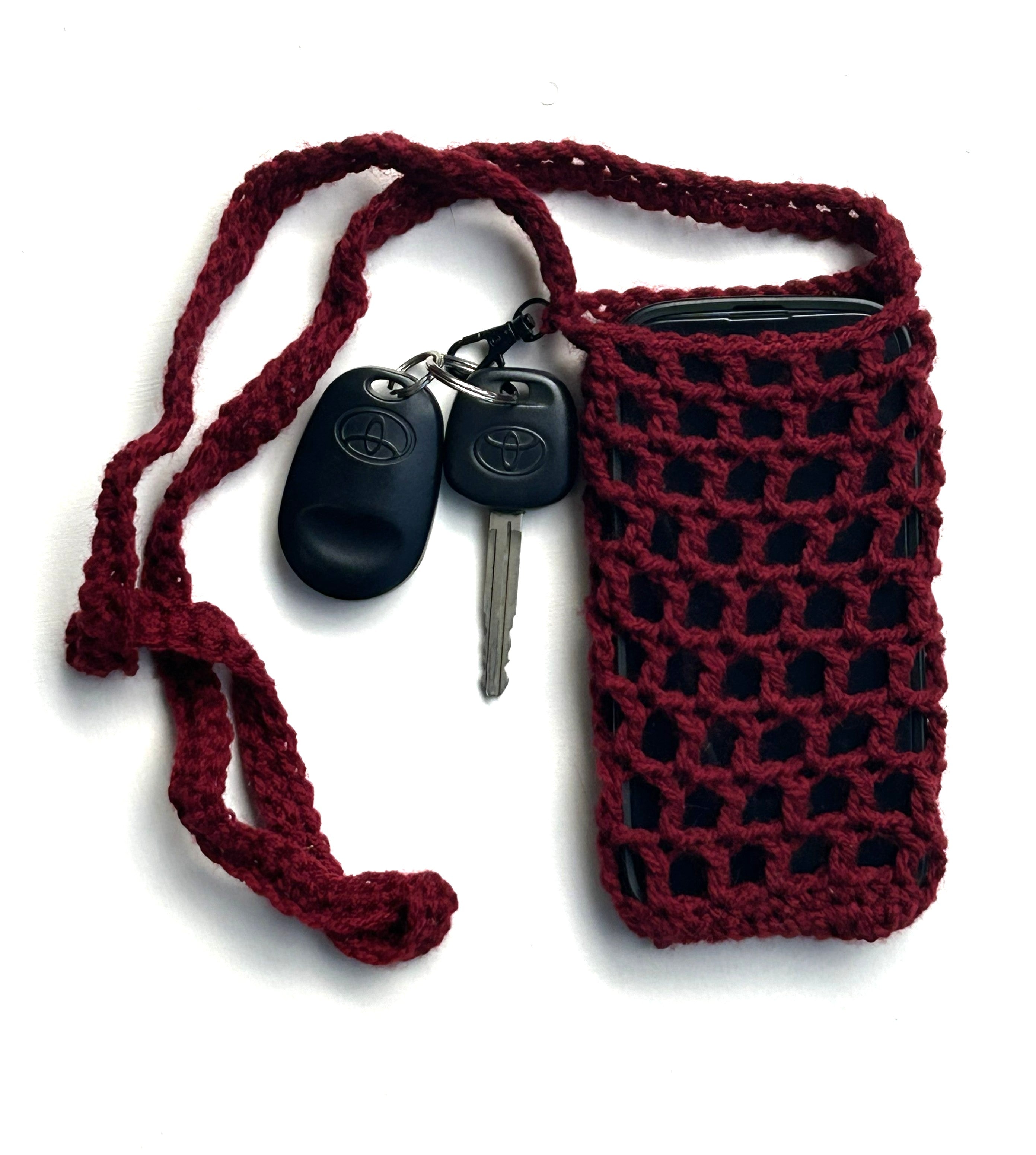 Mobile Phone Holder - Crochet