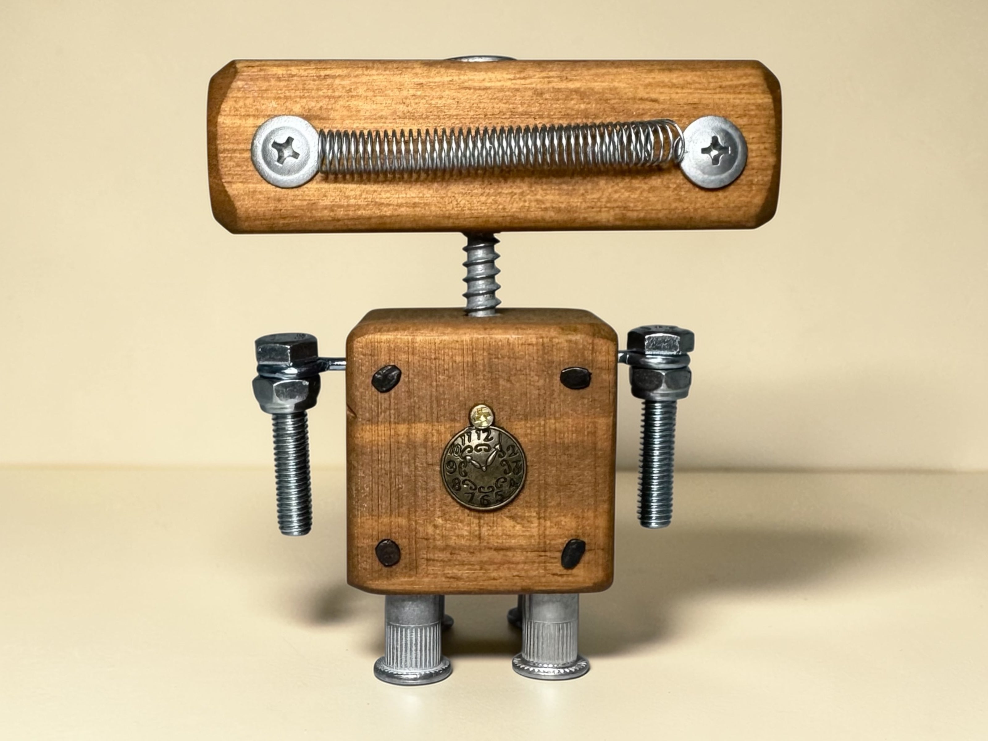 Rupert - Wooden Steampunk Robot