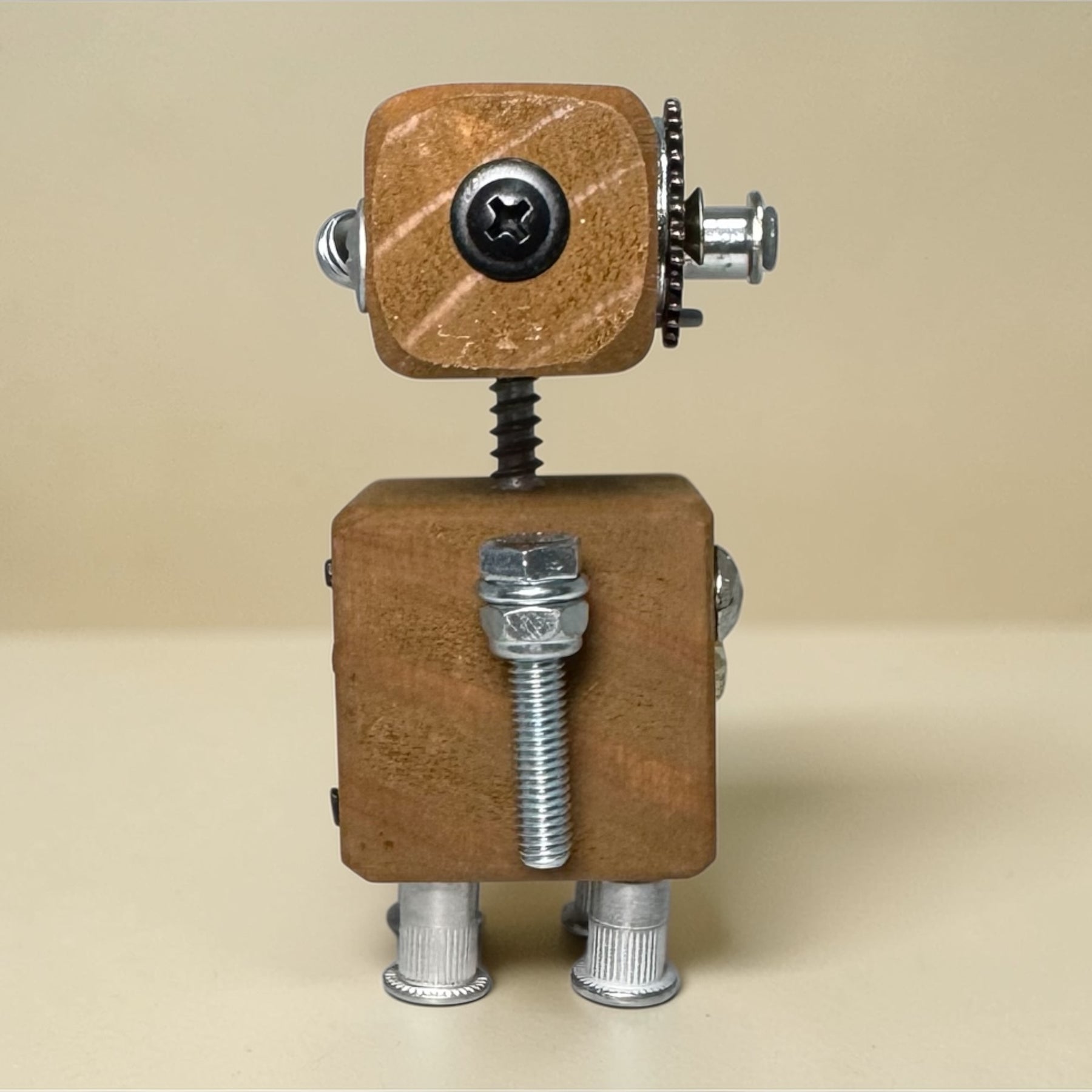 Rupert - Wooden Steampunk Robot