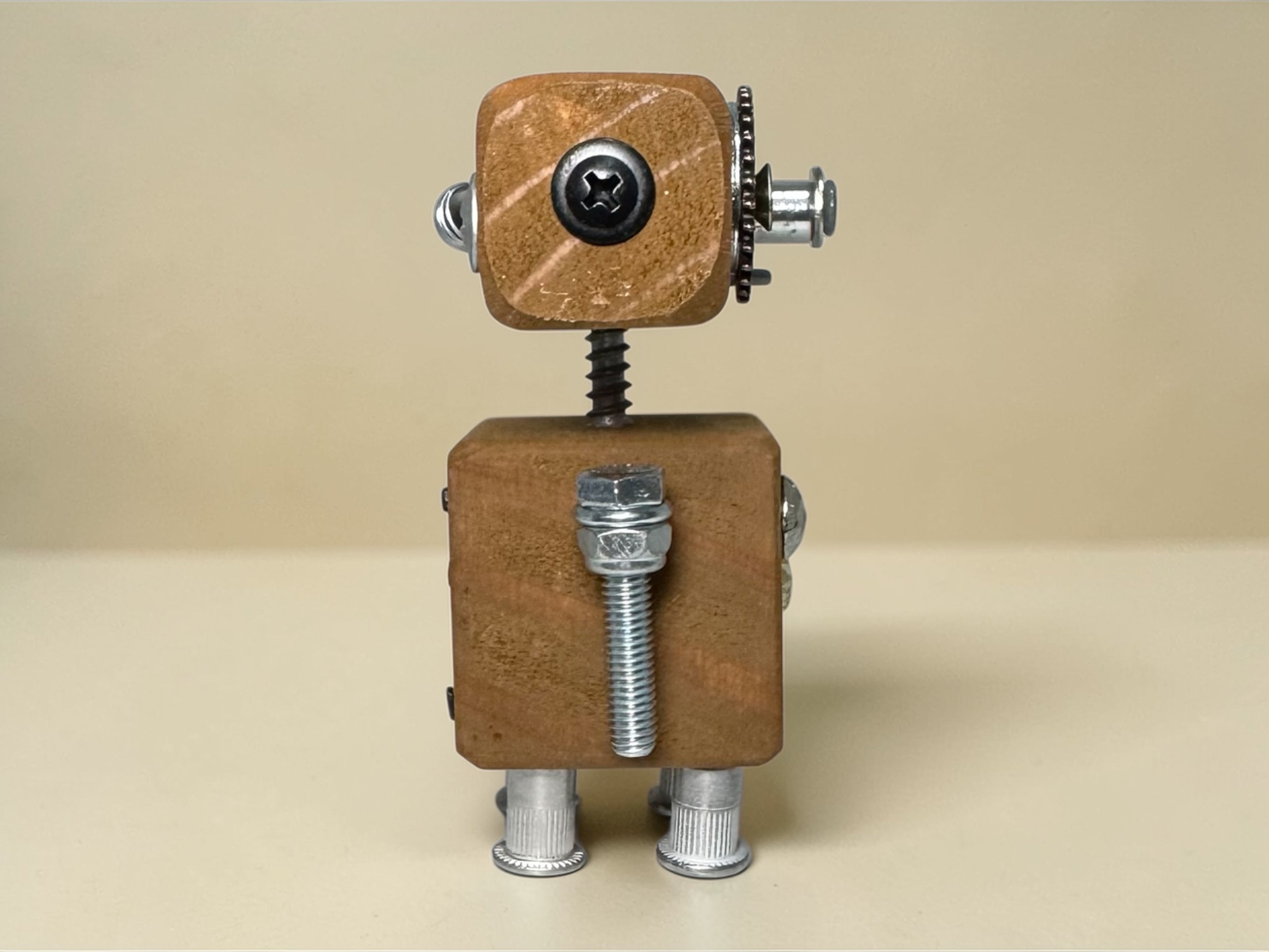 Rupert - Wooden Steampunk Robot