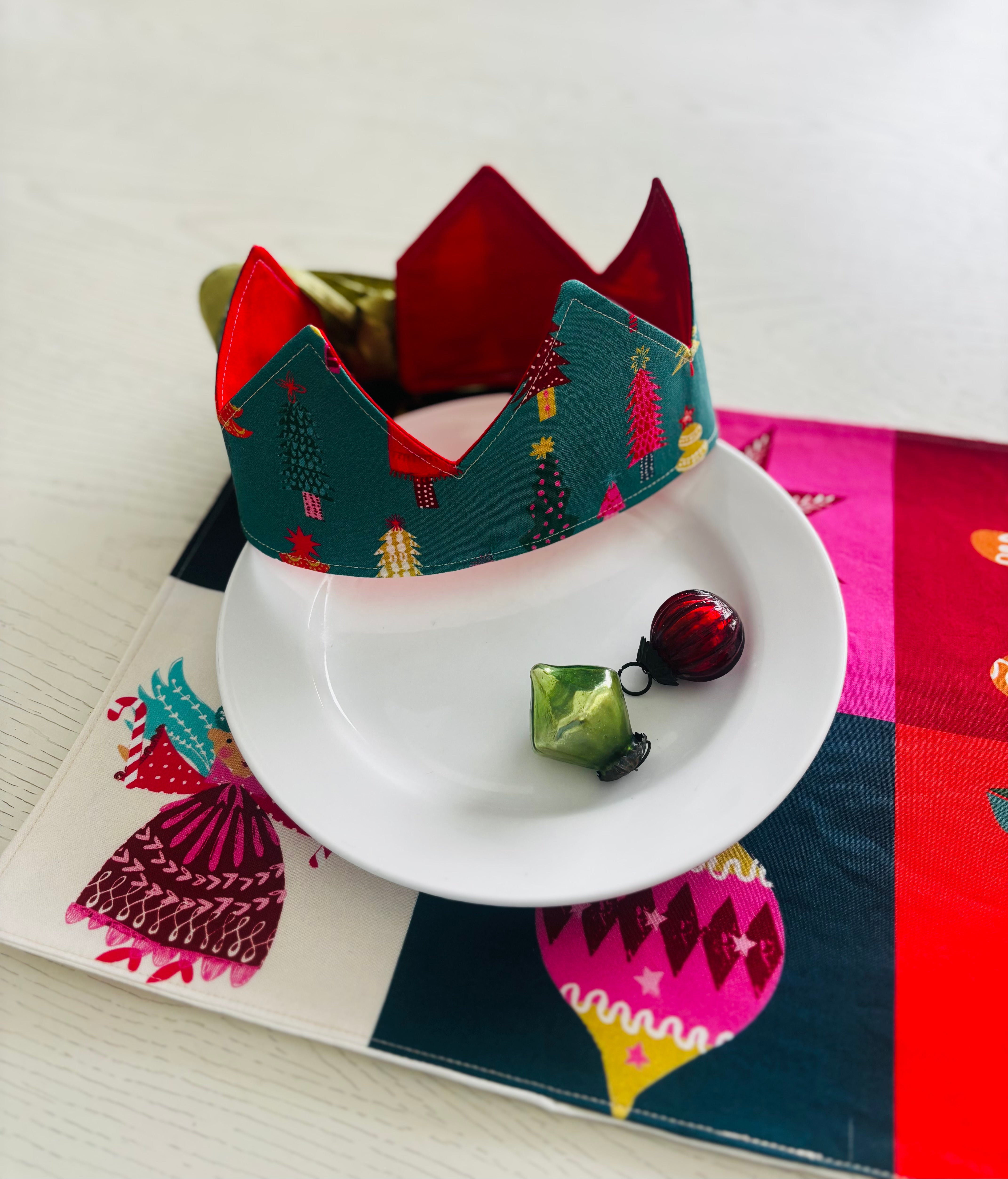 Sustainable Christmas Placemats Handmade