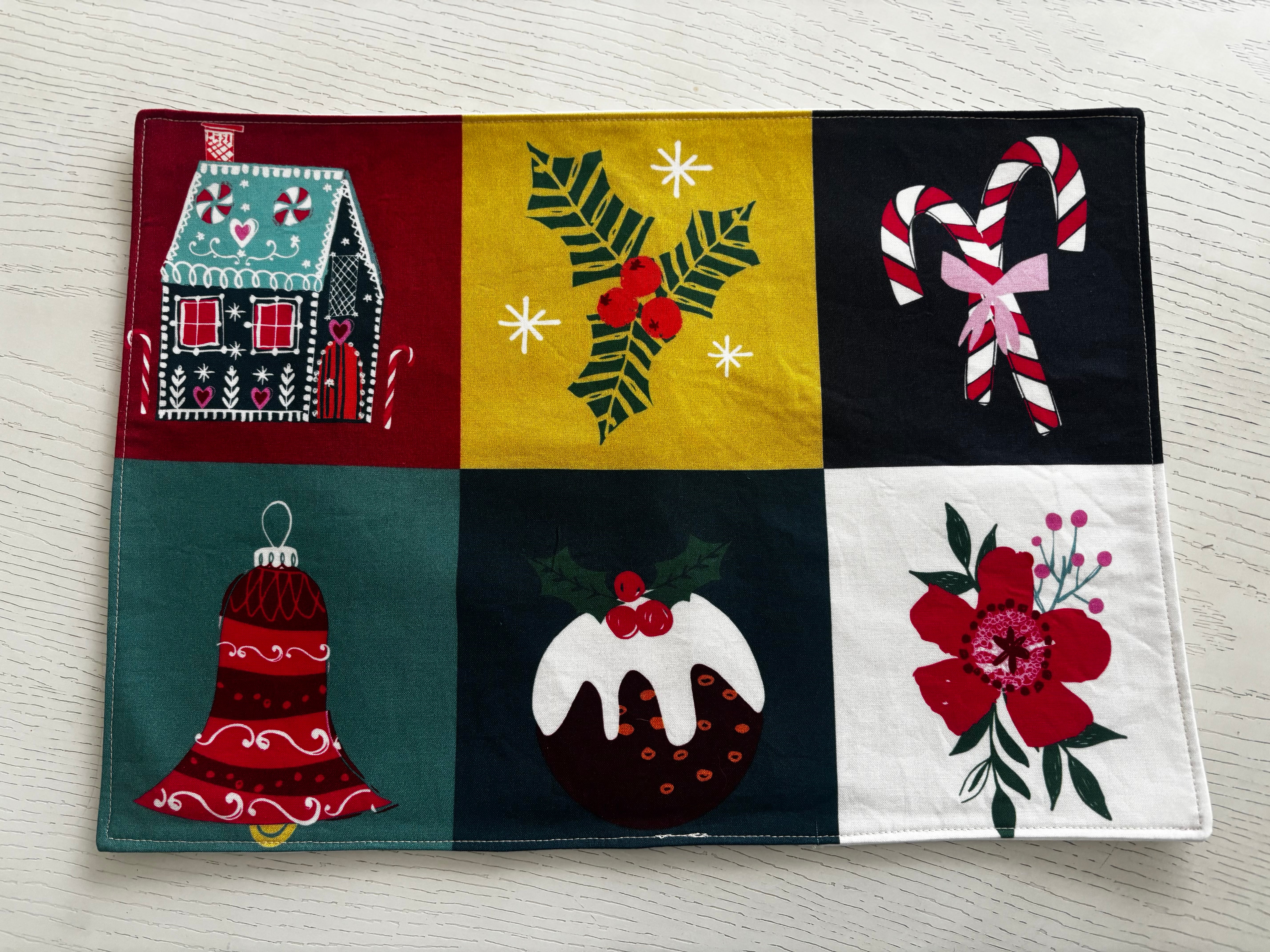 Sustainable Christmas Placemats Handmade