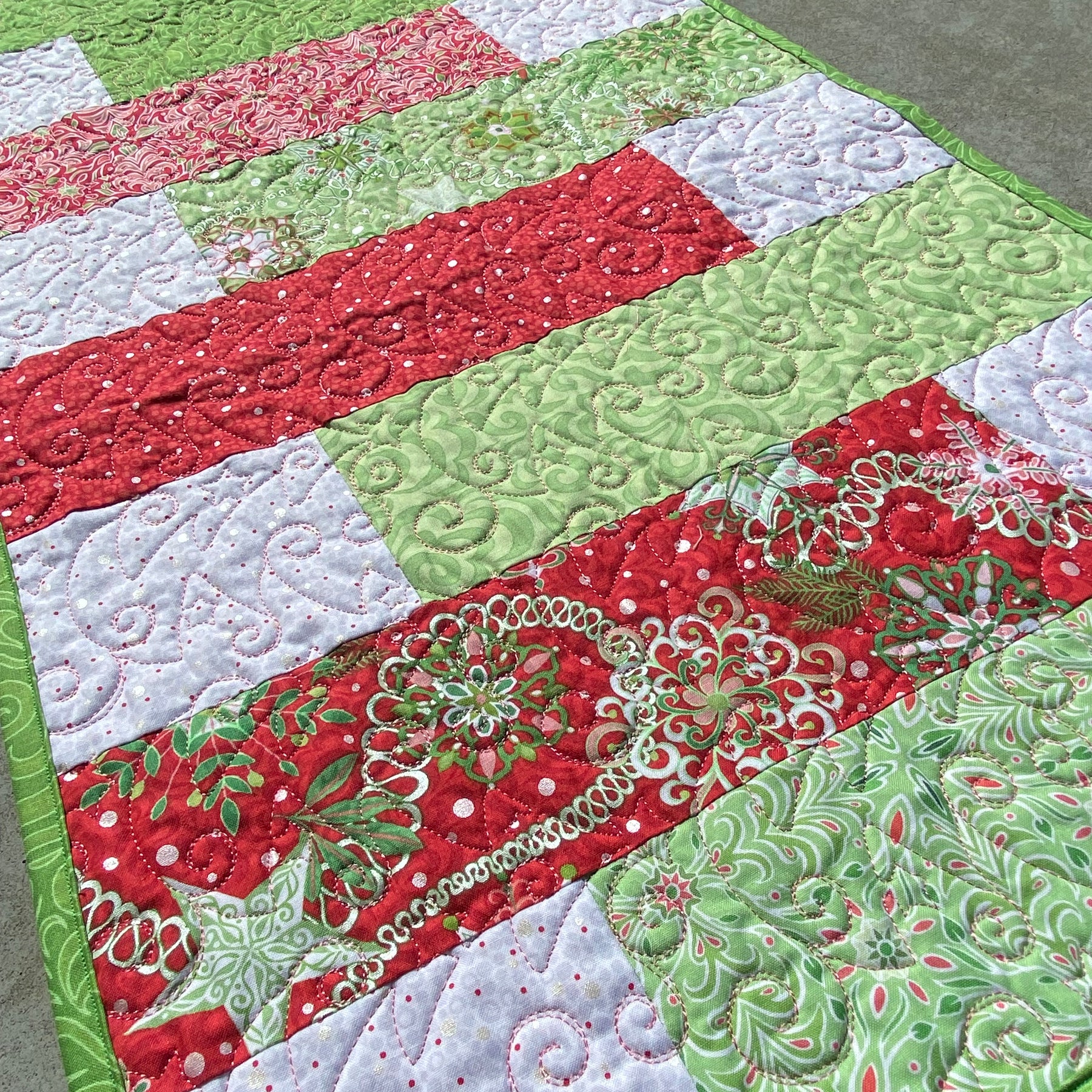 Quilted Christmas Table Runners