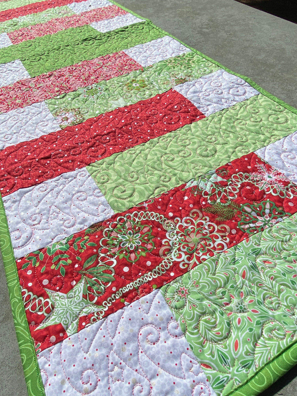 Quilted Christmas Table Runners