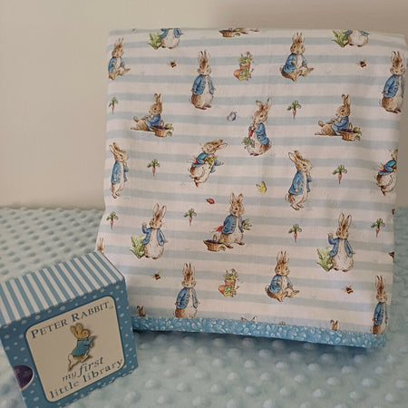 Peter Rabbit Minky Blanket - 90cm x 69cm