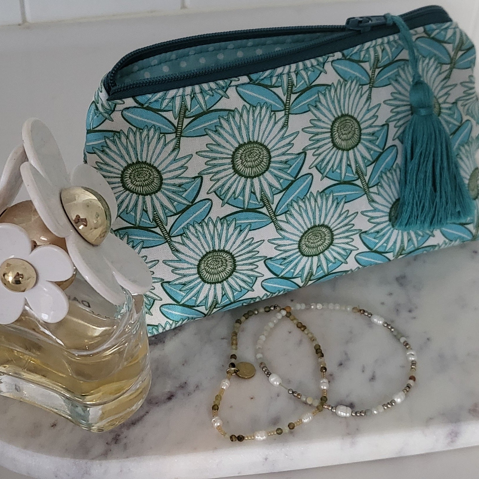 Makeup or Cosmetic Travel Pouch Cool Blue - Mother's Day Gift | Still.