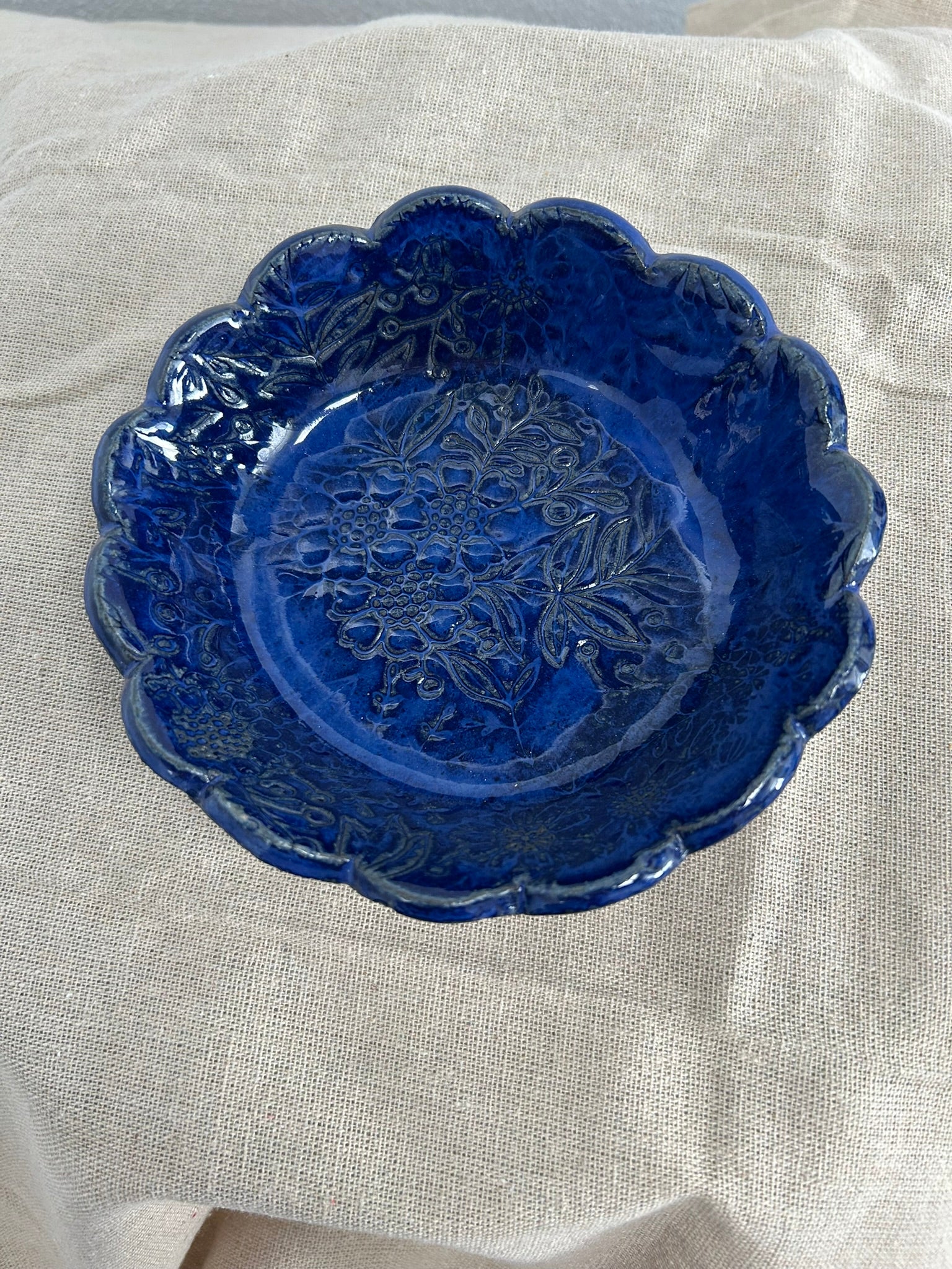 Pottery Midnight Garden Bowl