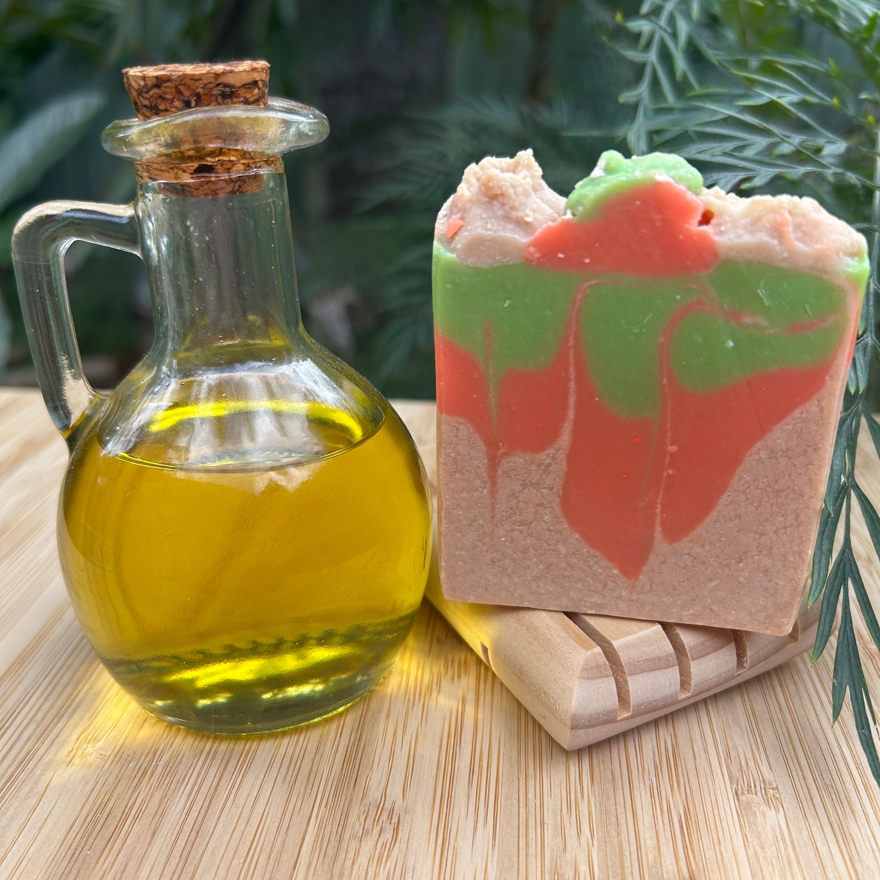 Handmade Peppermint Tea Christmas Soap | Natural Oils | Festive Gift | Australia