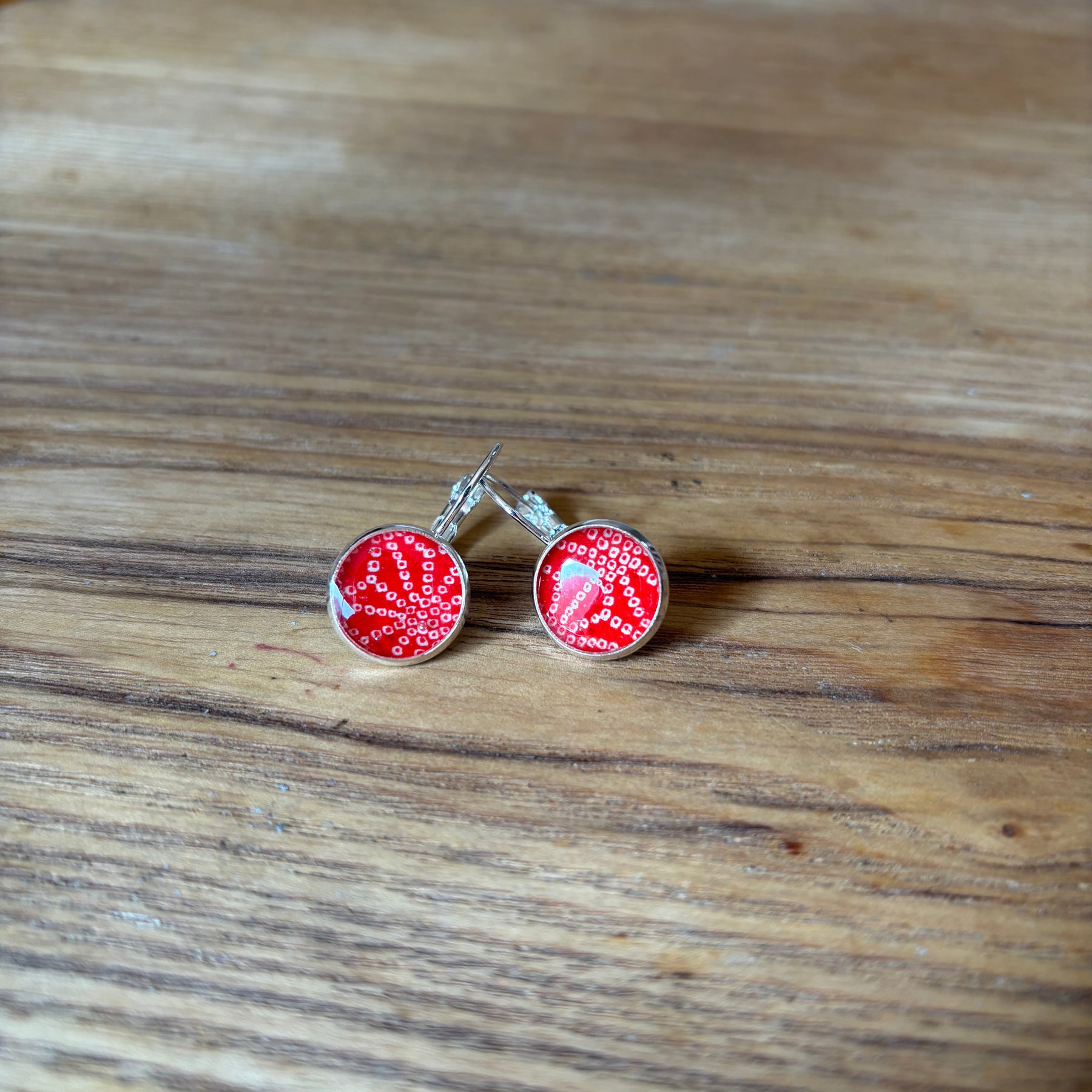 Japanese paper Resin earrings