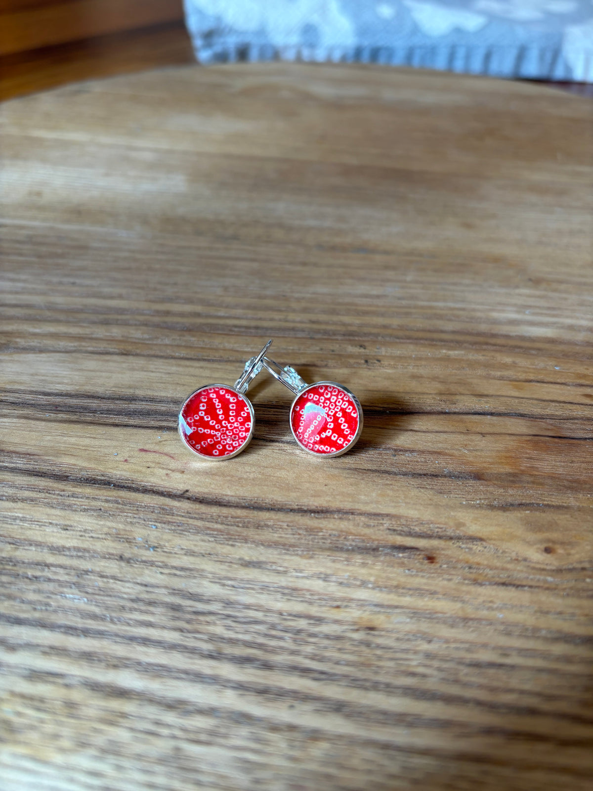 Japanese paper Resin earrings