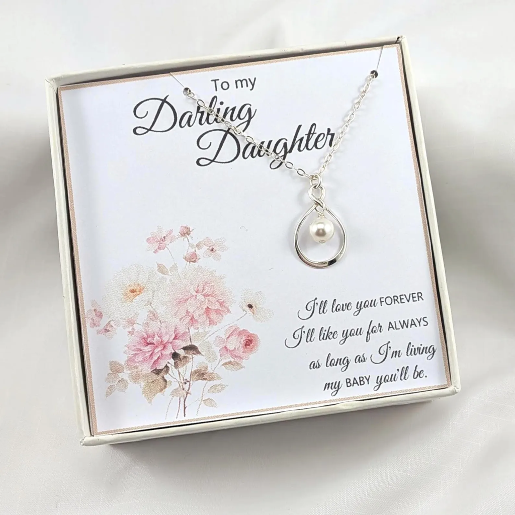 Daughter Necklace Gift from Mother, Choose Your Design