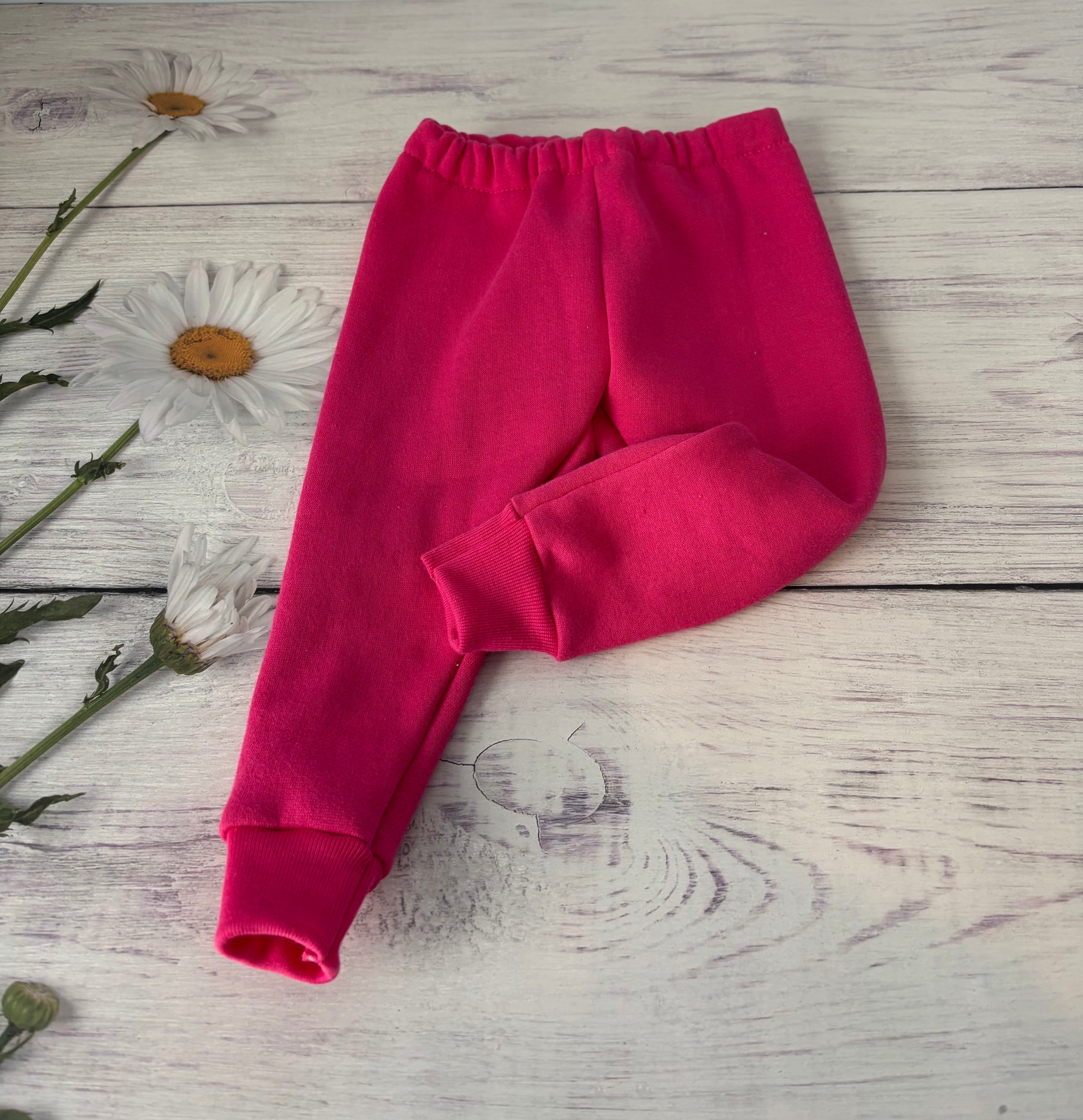 FLEECY LINED TRACKSUIT PANTS - 9-12 mths