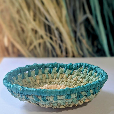 Woven Bowl Sustainable Palm Raffia Basket