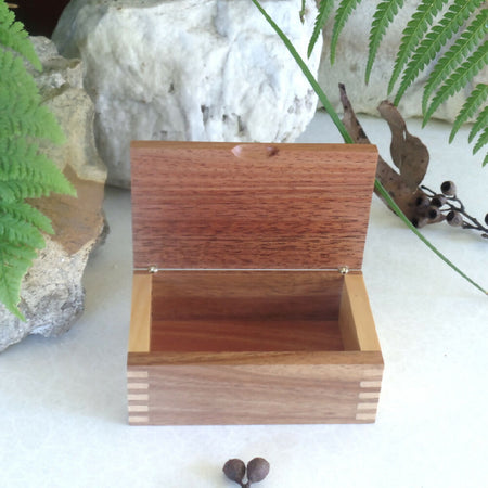 Little Treasures Joinery Box- Tasmanian Blackwood & Huon