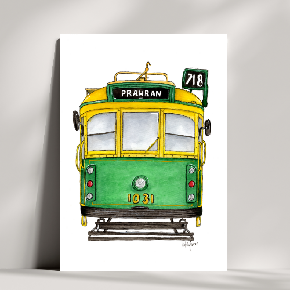 art print - the melbourne series - prahran tram