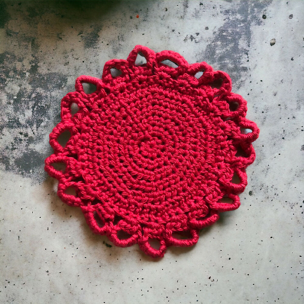 Candle Coaster Peacock