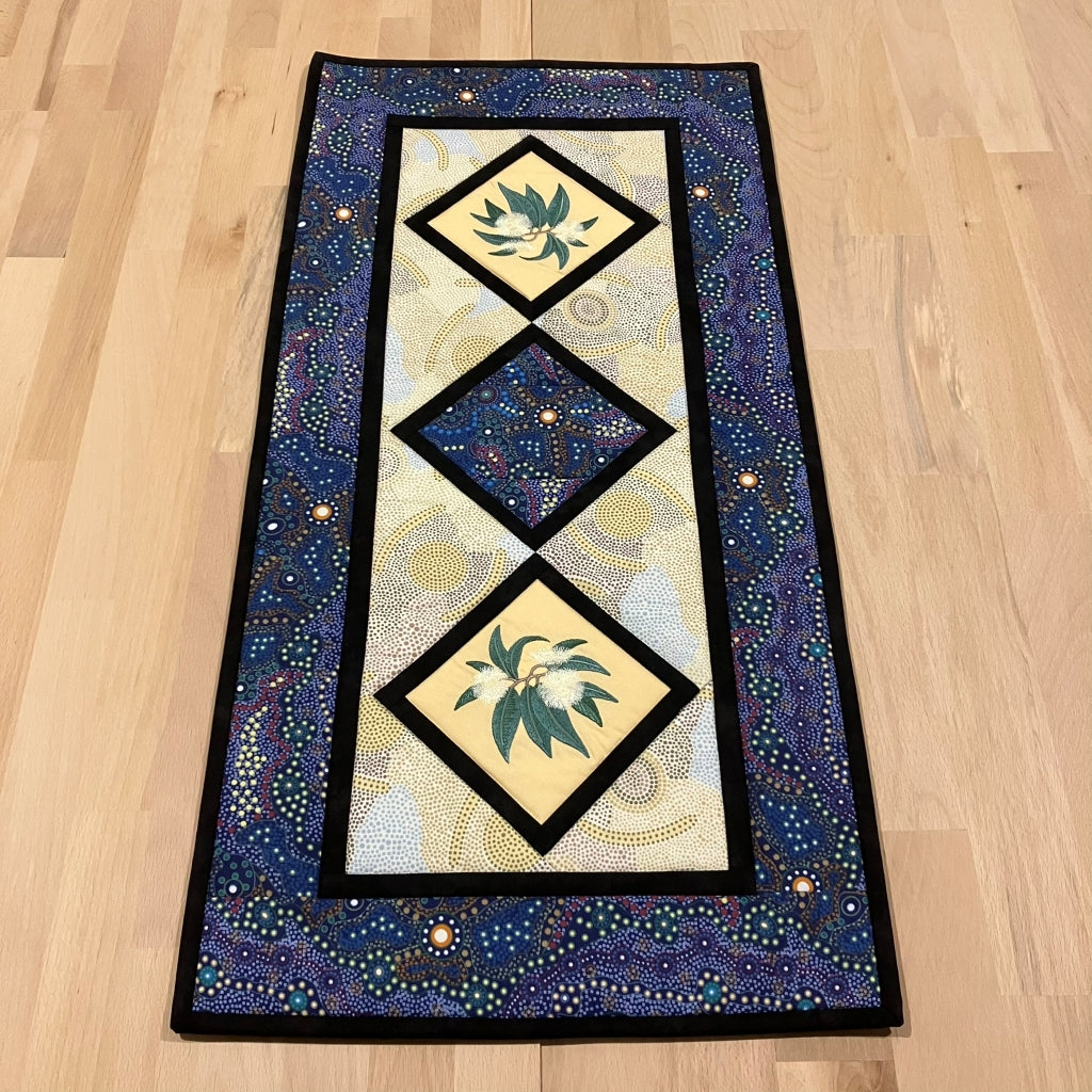 handmade Australian native quilted - flowering gum