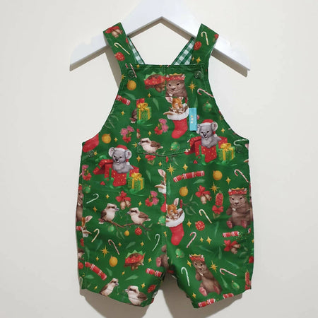 Australian Native Christmas - Infant Dungarees (Size 0)